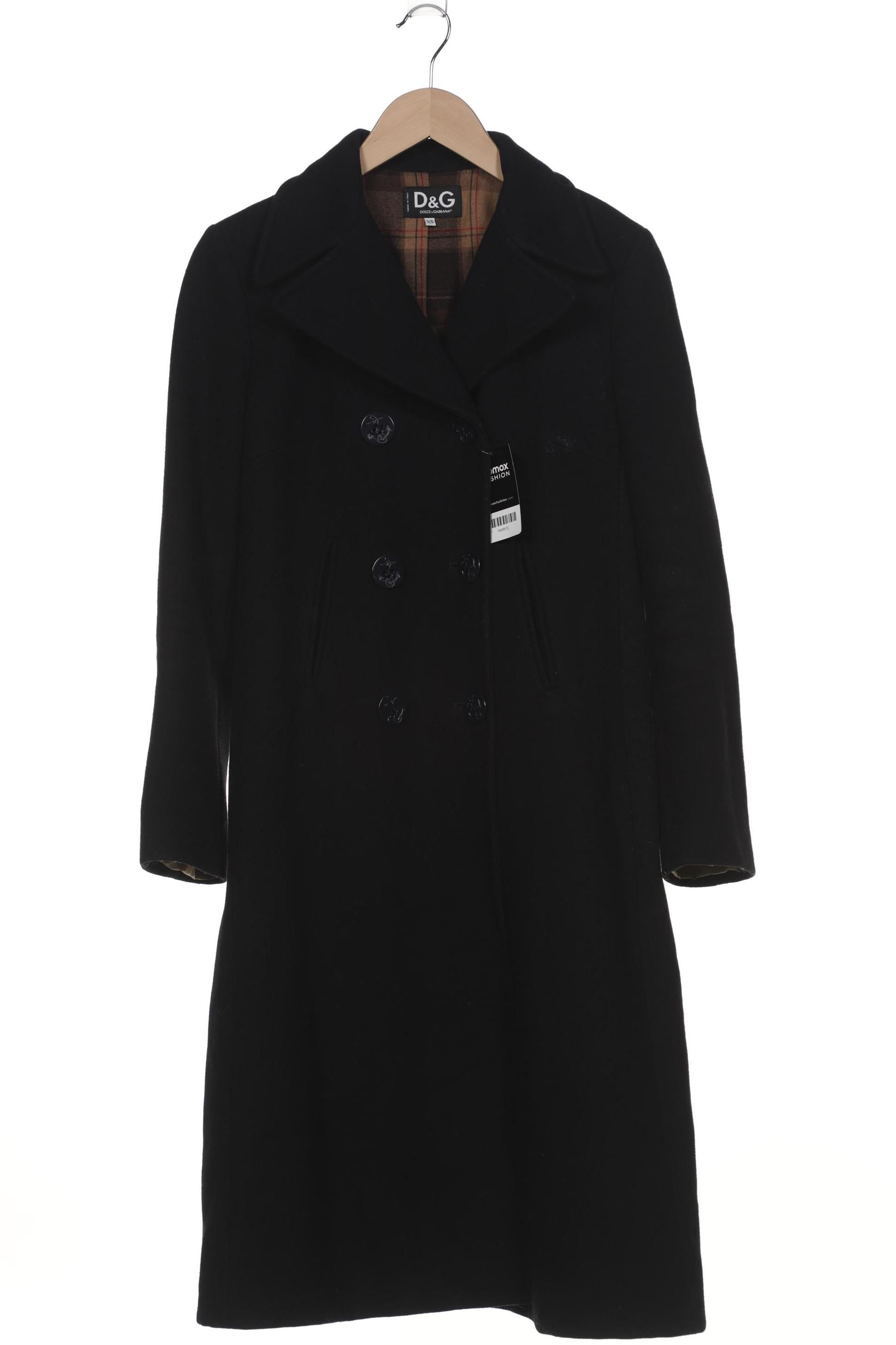 

Dolce&Gabbana Damen Mantel, schwarz, Gr. 34
