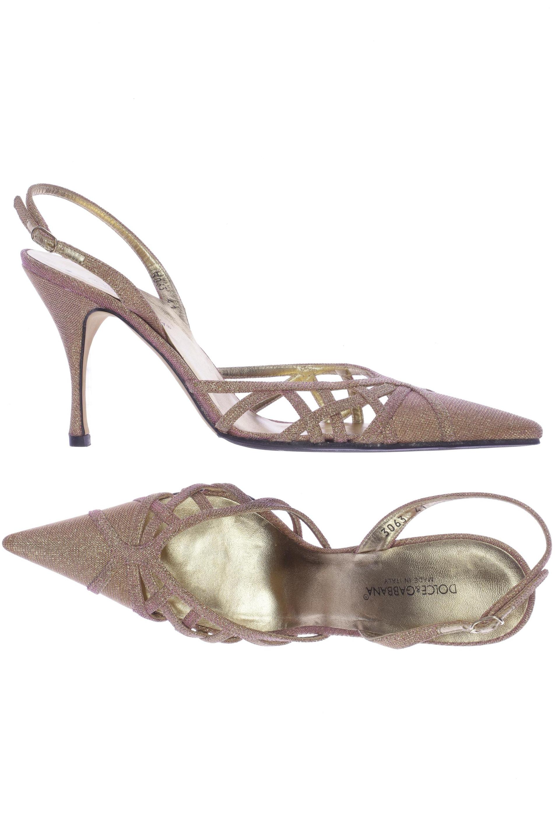 

Dolce&Gabbana Damen Pumps, beige, Gr. 41