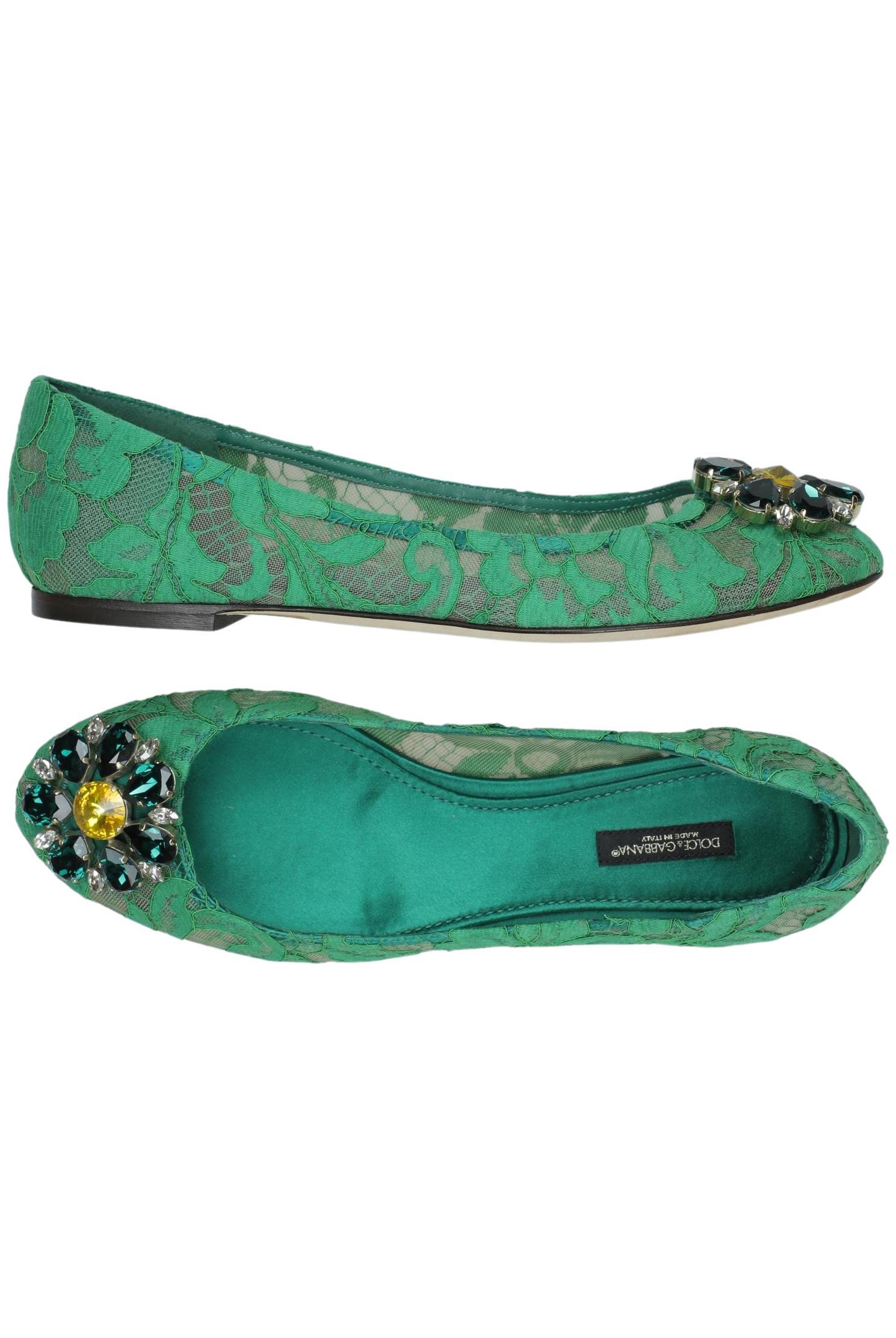 

Dolce&Gabbana Damen Ballerinas, grün, Gr. 39