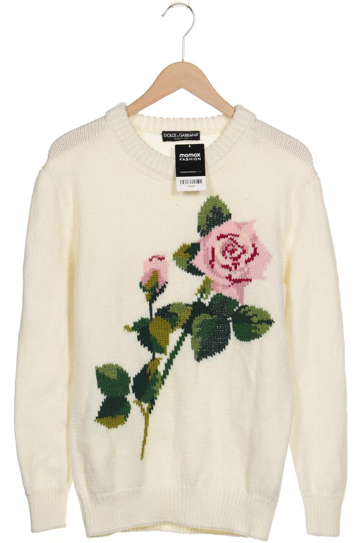 

Dolce&Gabbana Damen Pullover, cremeweiß, Gr. 42