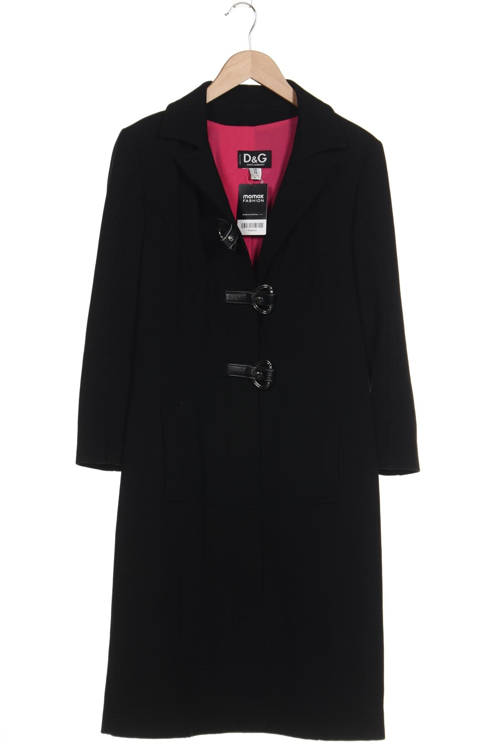 

Dolce&Gabbana Damen Mantel, schwarz, Gr. 44