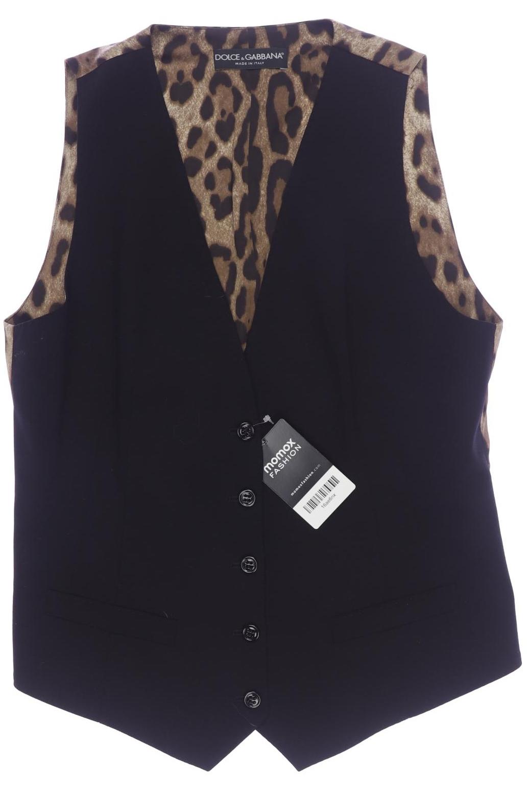 

Dolce&Gabbana Damen Weste, schwarz, Gr. 44