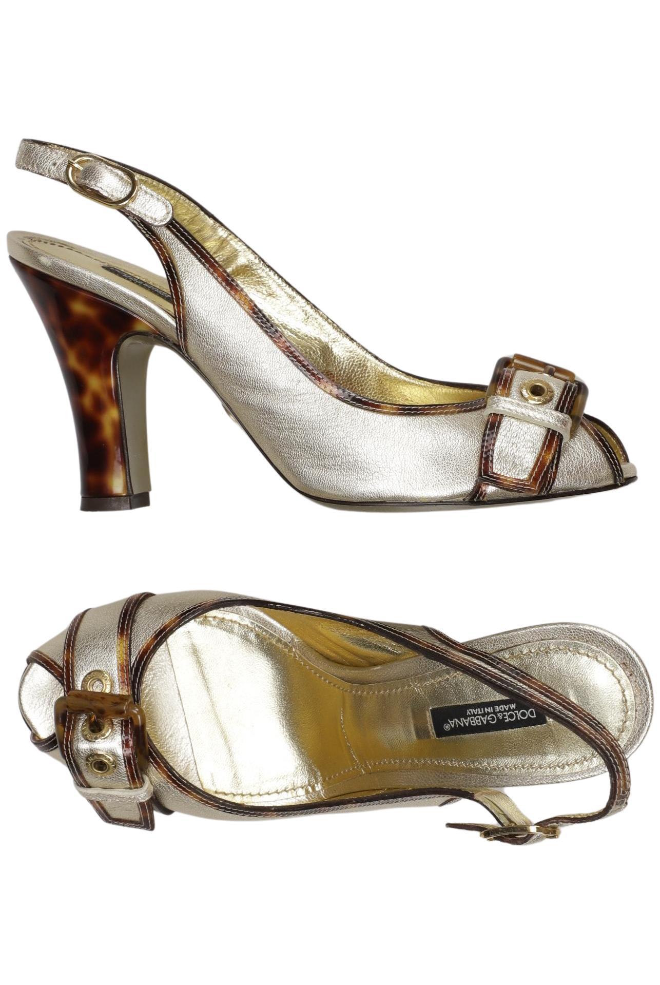 

Dolce&Gabbana Damen Pumps, gold, Gr. 38