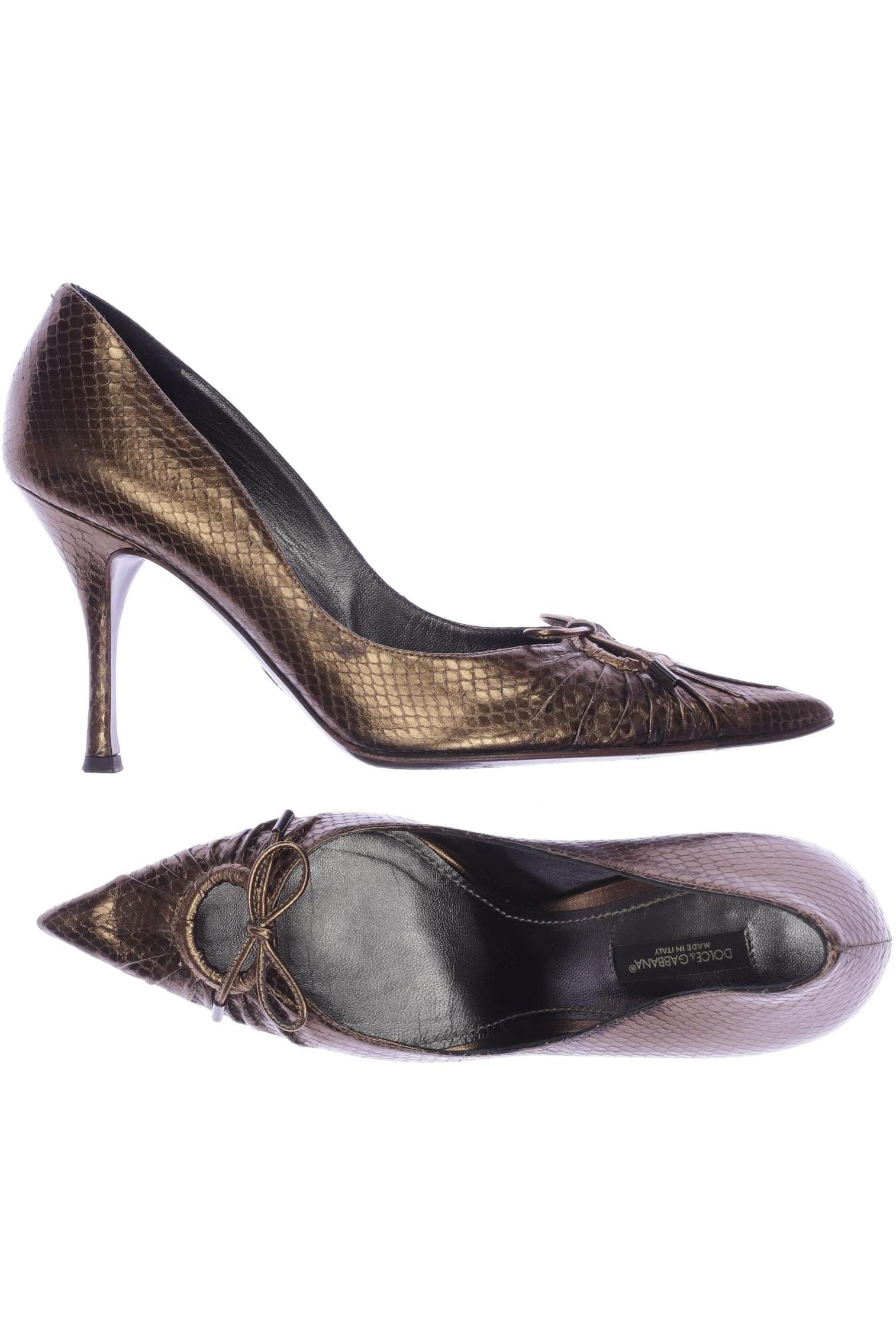 

Dolce&Gabbana Damen Pumps, gelb, Gr. 39