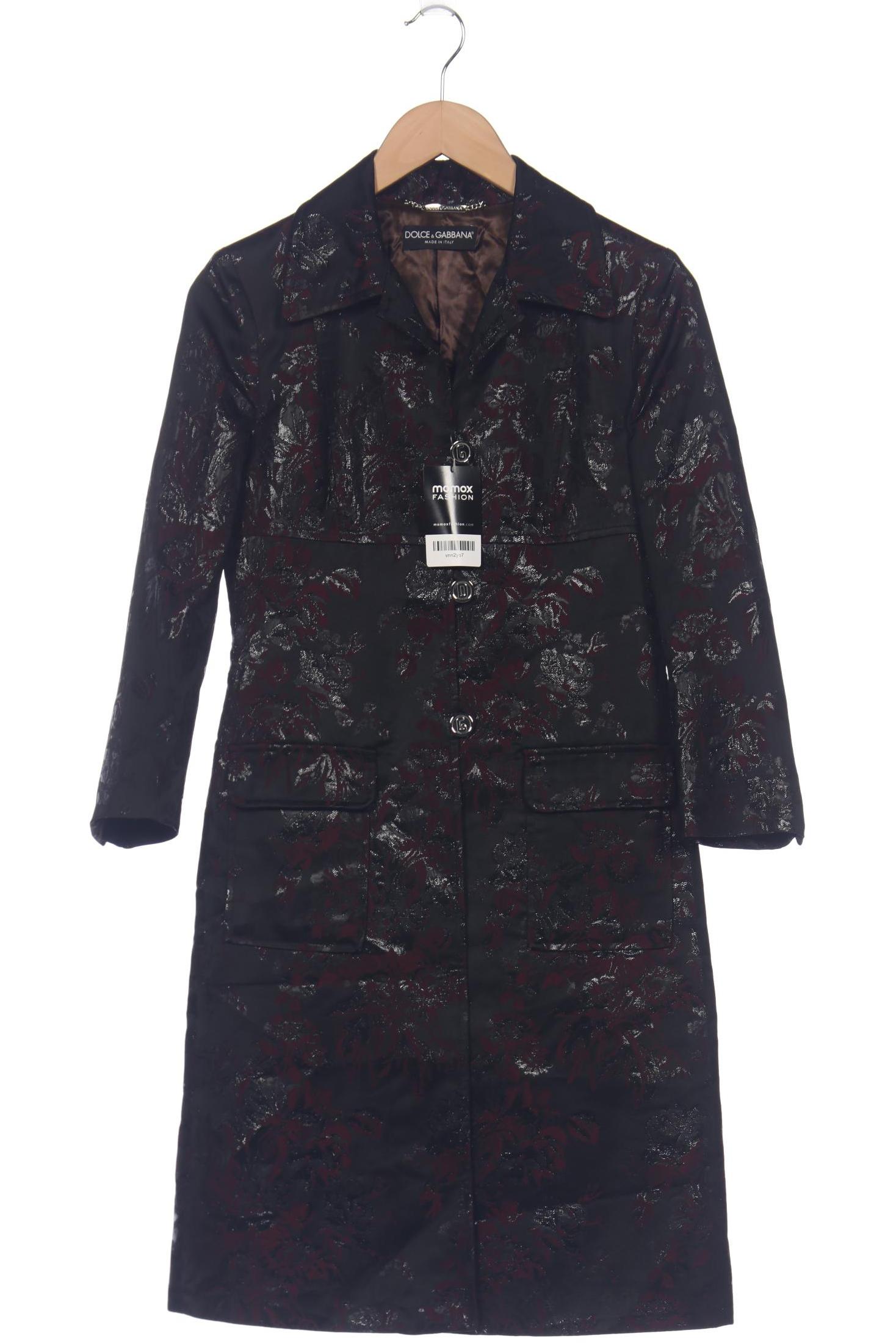 

Dolce&Gabbana Damen Mantel, schwarz, Gr. 38