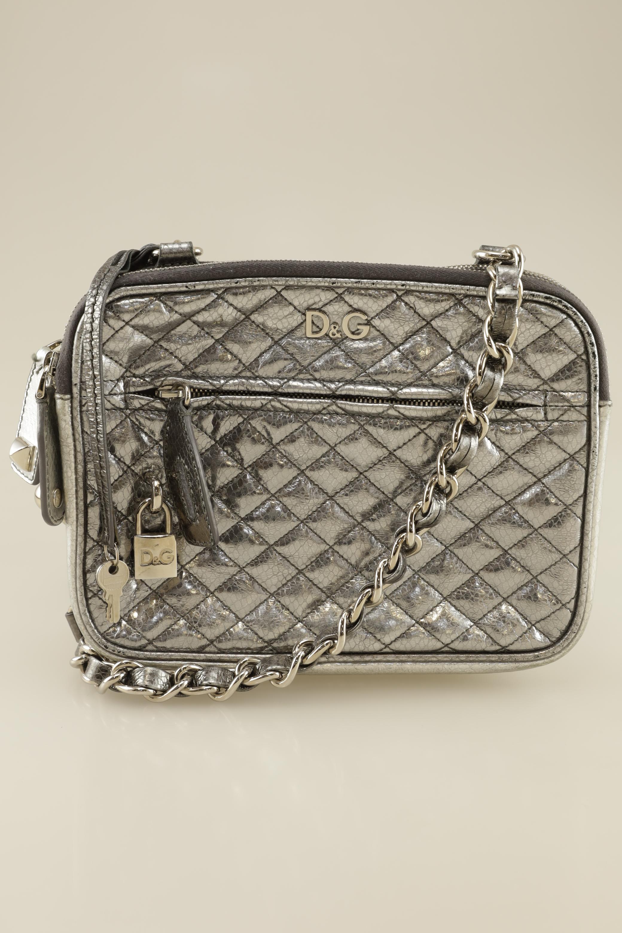 

Dolce&Gabbana Damen Handtasche, silber, Gr.