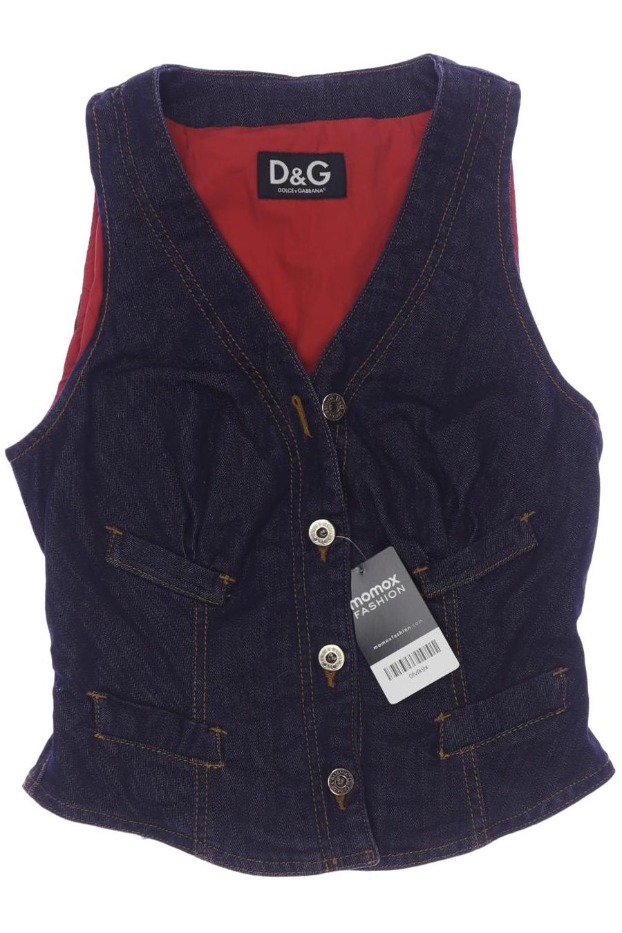 

Dolce&Gabbana Damen Weste, marineblau, Gr. 36