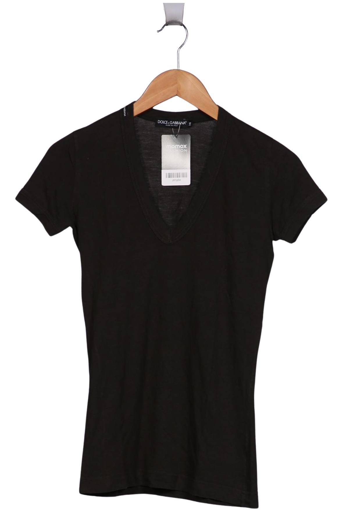 

Dolce&Gabbana Damen T-Shirt, schwarz, Gr. 38