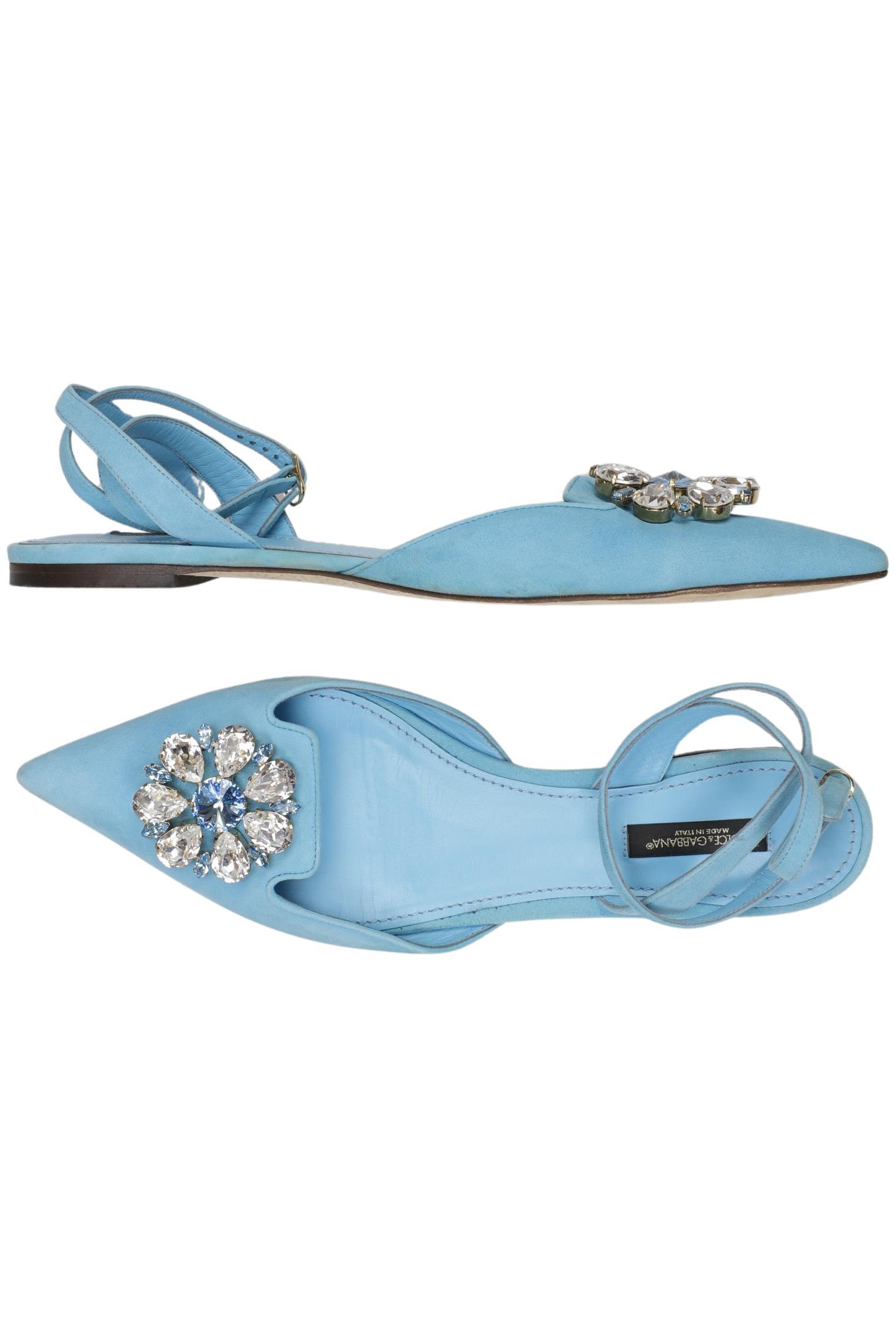 Thumbnail - Dolce&amp;Gabbana Damen Ballerinas, hellblau, Gr. 40
