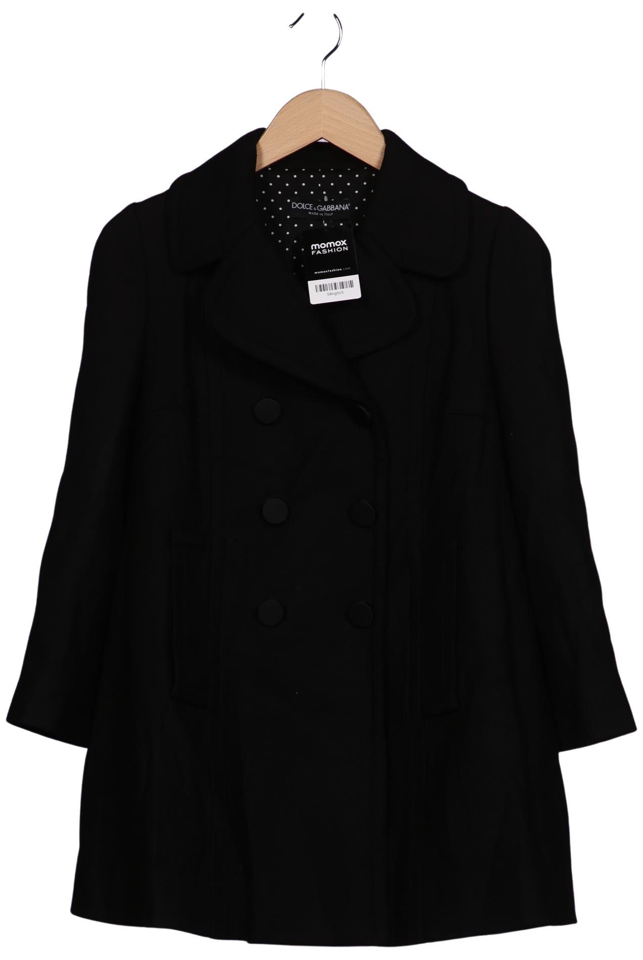 

Dolce&Gabbana Damen Mantel, schwarz, Gr. 42
