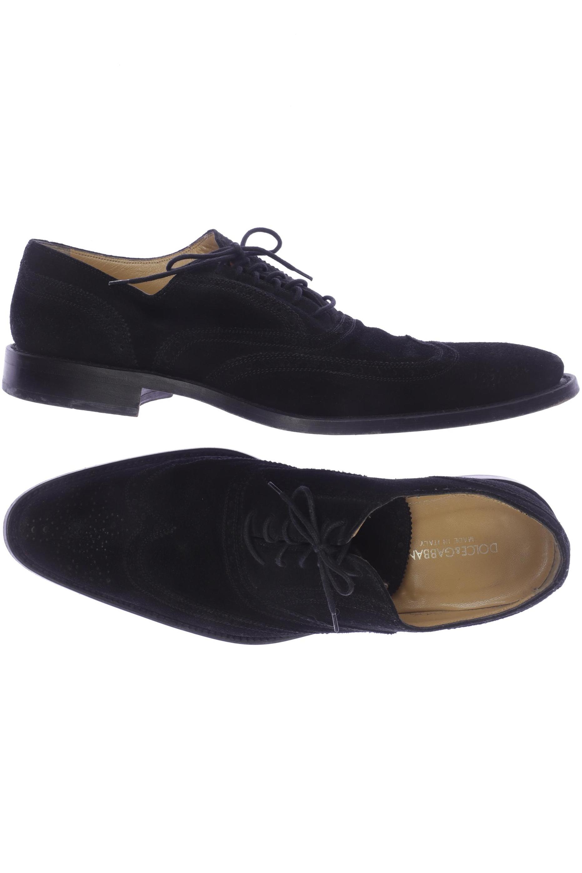 

Dolce&Gabbana Herren Halbschuh, schwarz, Gr. 9