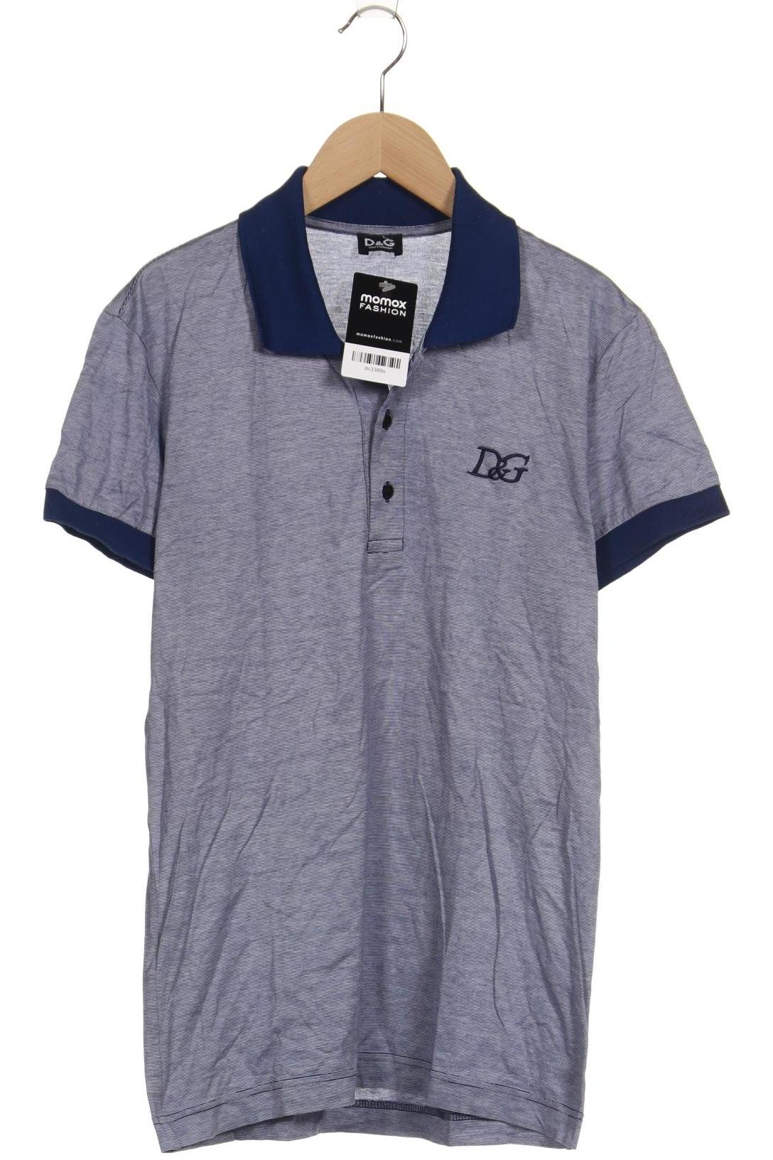 

Dolce&Gabbana Herren Poloshirt, blau, Gr. 48