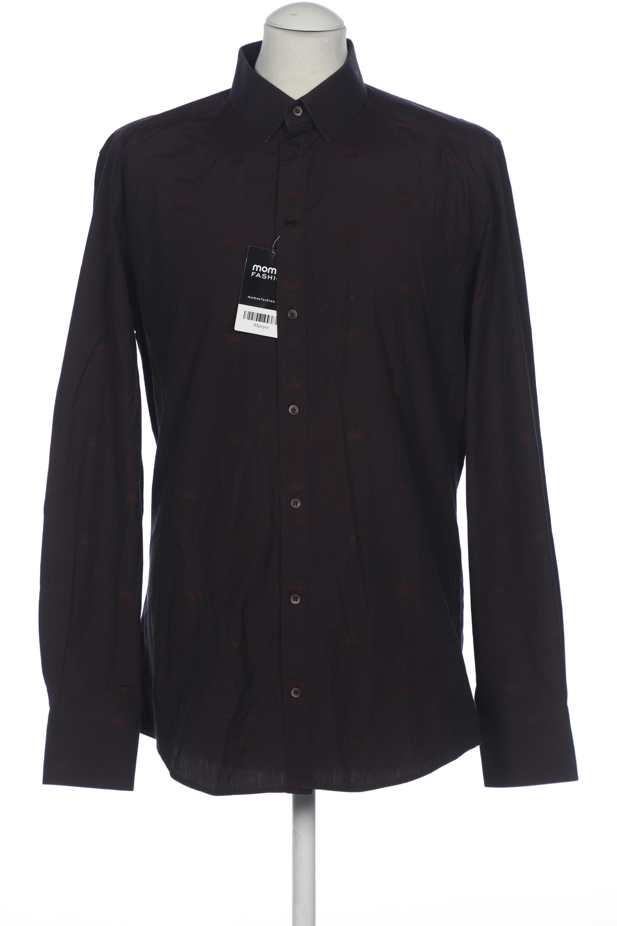 

Dolce&Gabbana Herren Hemd, bordeaux, Gr. 52