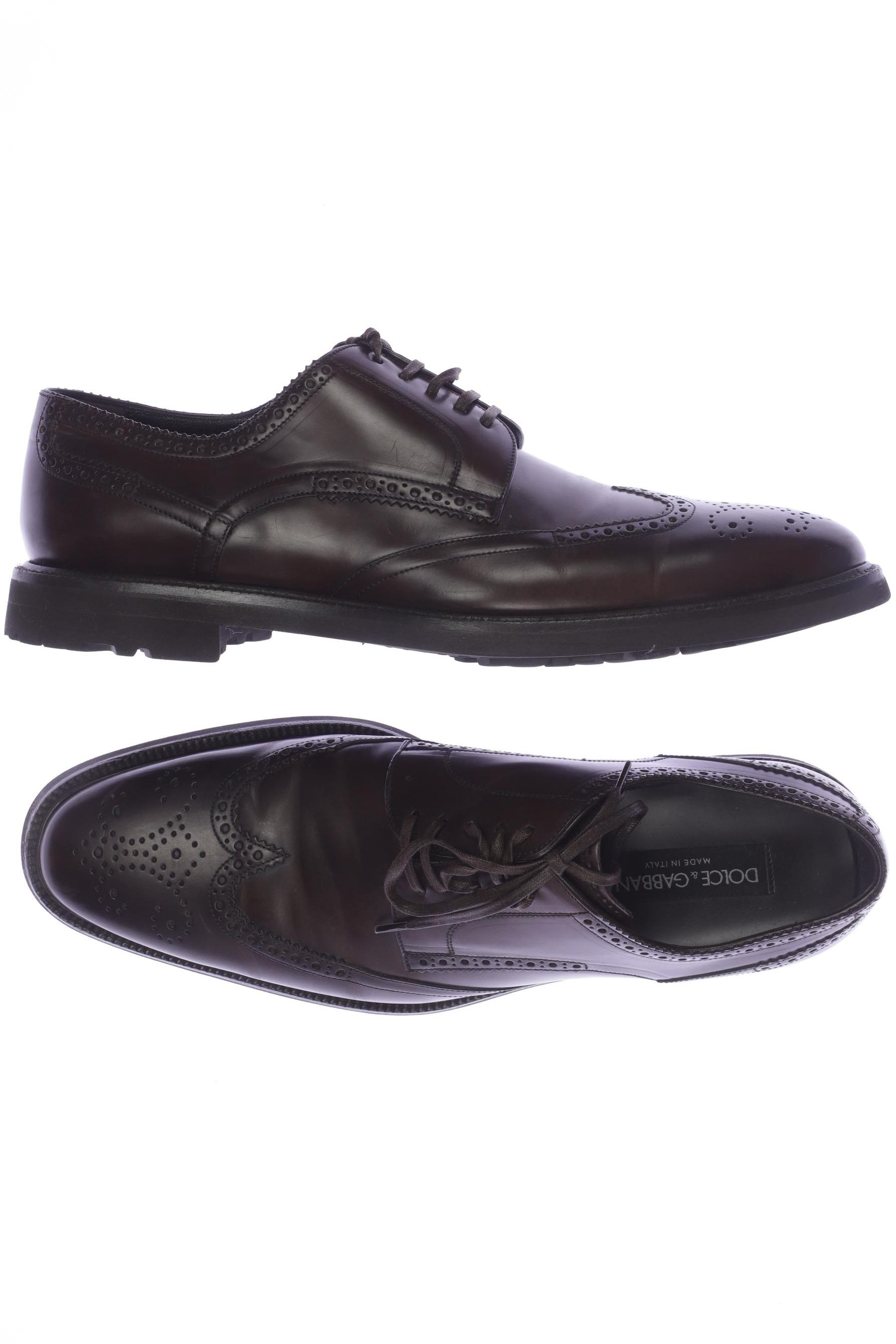 

Dolce&Gabbana Herren Halbschuh, braun, Gr. 8.5