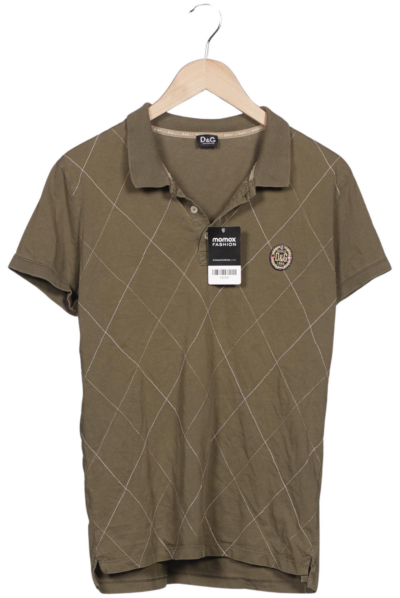 

Dolce&Gabbana Herren Poloshirt, grün, Gr. 48
