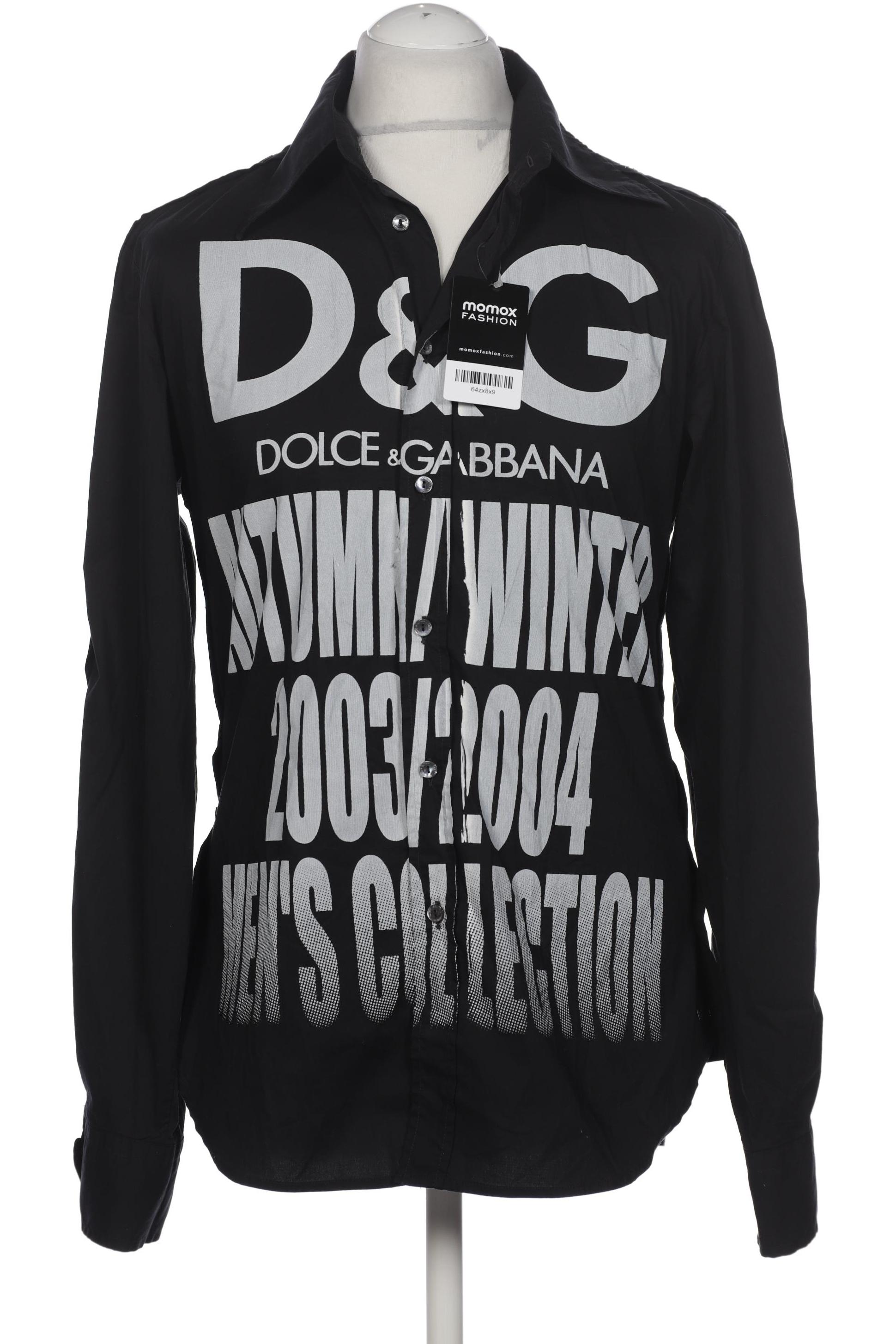 

Dolce&Gabbana Herren Hemd, schwarz, Gr. 46