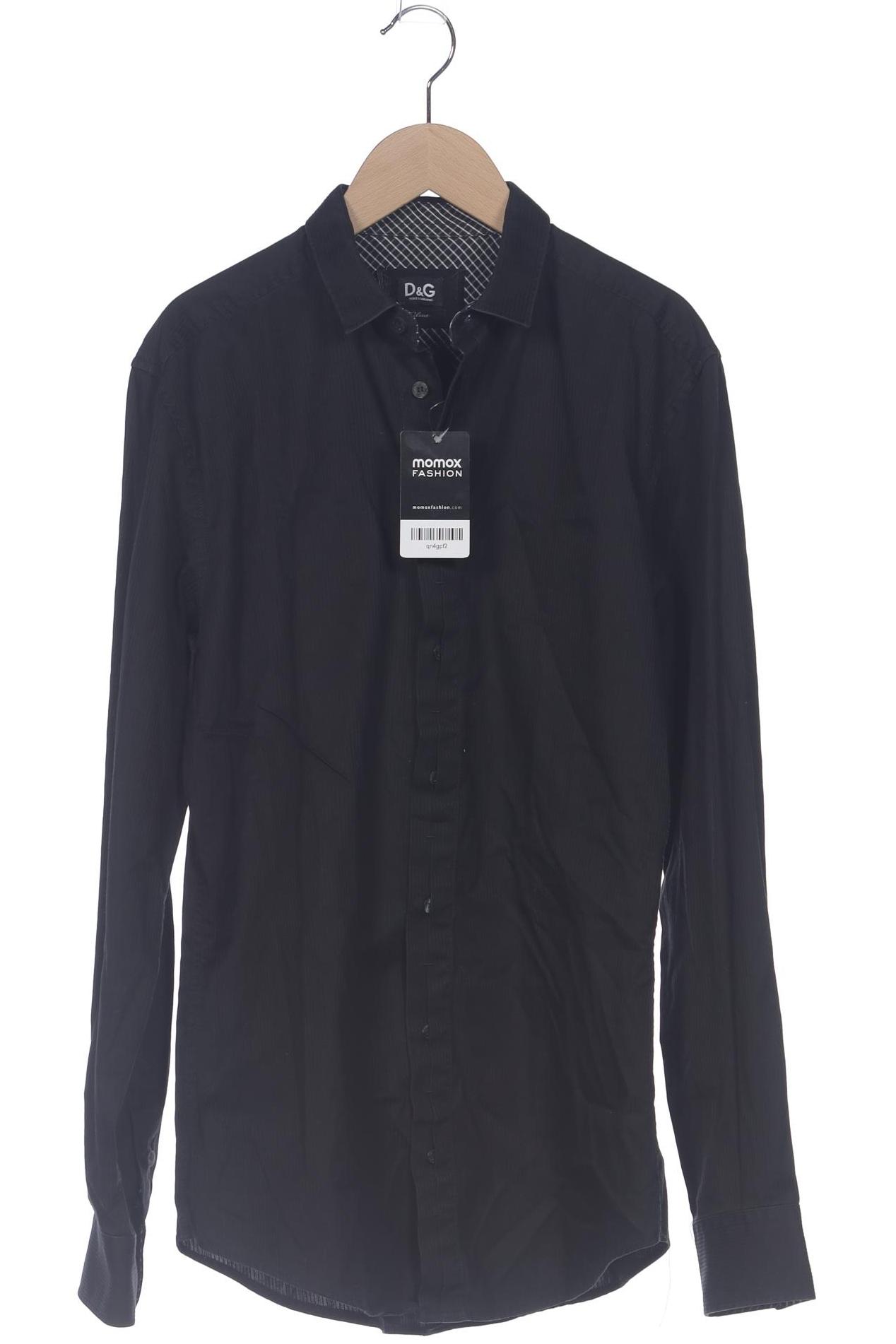 Thumbnail - Dolce&amp;Gabbana Herren Hemd, schwarz, Gr. 46