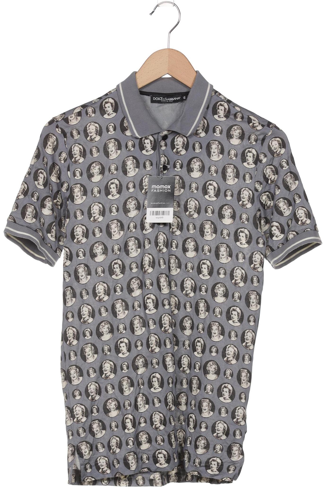 

Dolce&Gabbana Herren Poloshirt, grau, Gr. 46