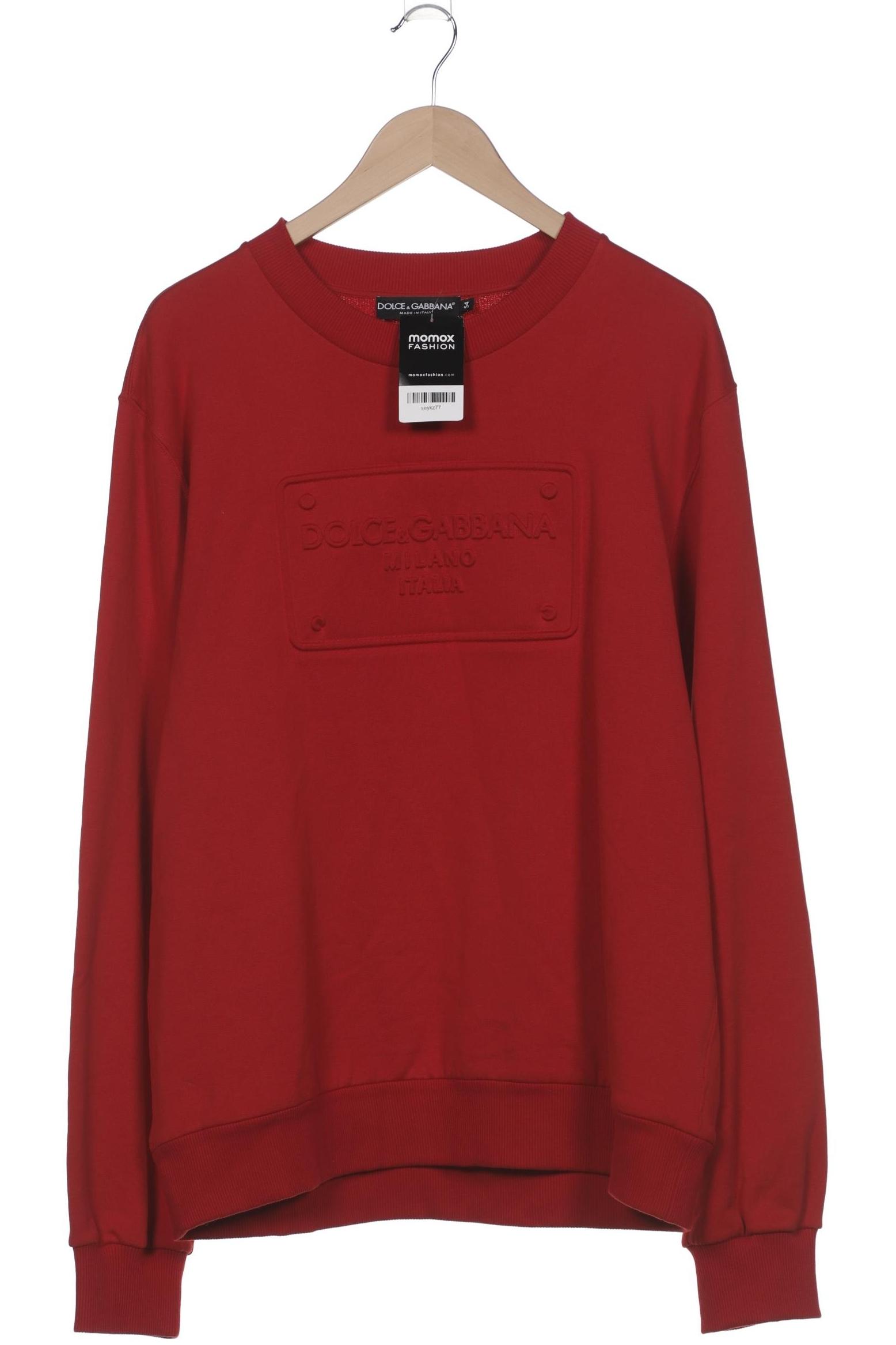 

Dolce&Gabbana Herren Sweatshirt, bordeaux, Gr. 54