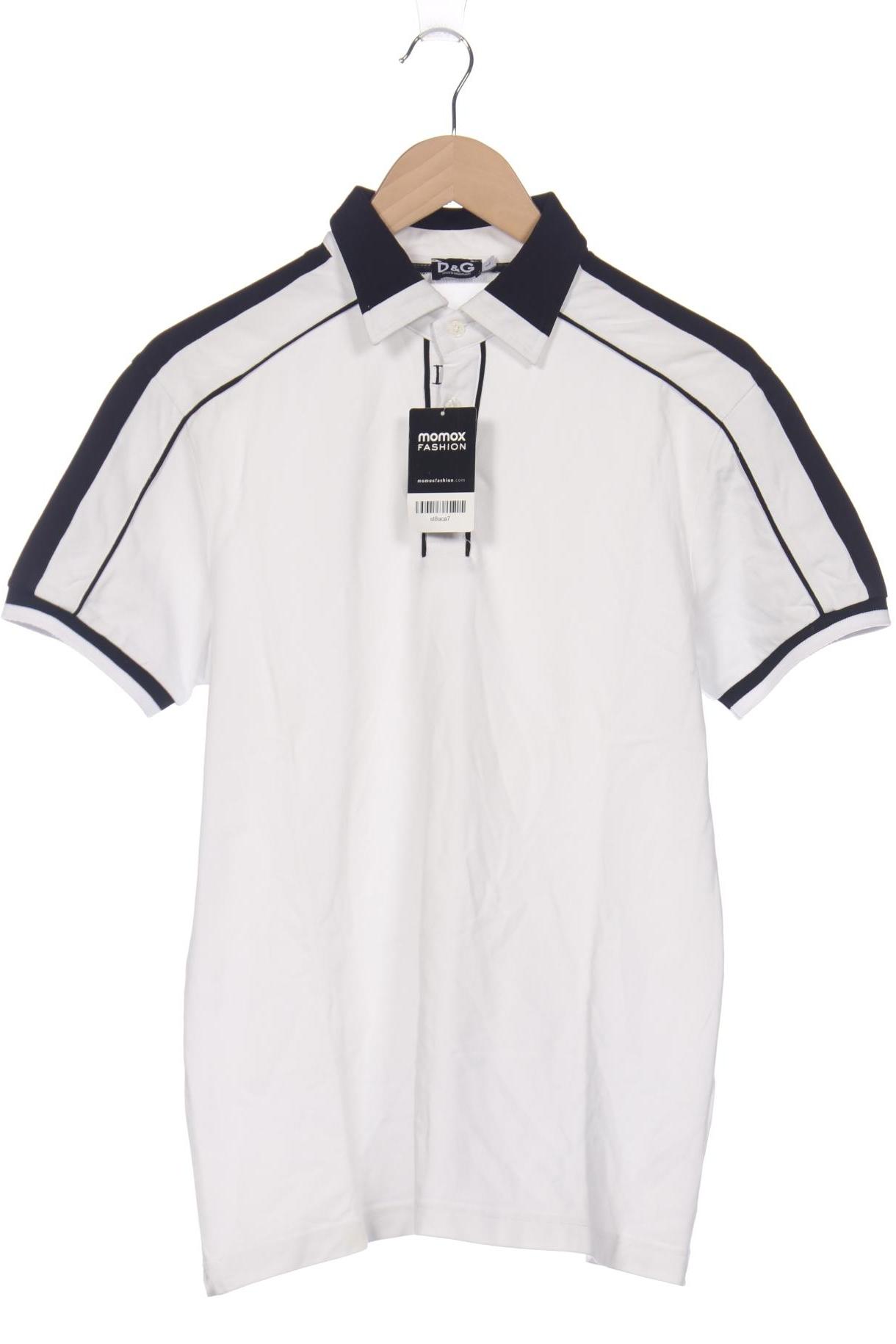 

Dolce&Gabbana Herren Poloshirt, weiß, Gr. 52