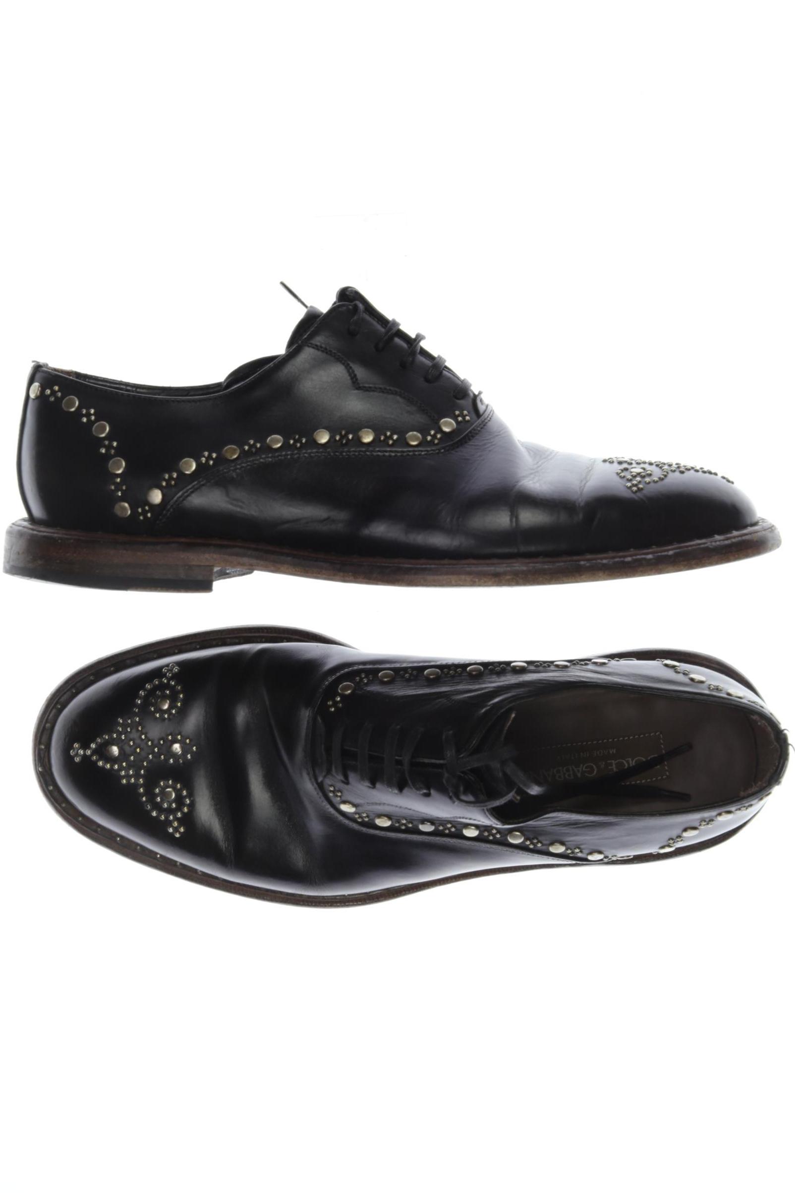 

Dolce&Gabbana Herren Halbschuh, schwarz, Gr. 8