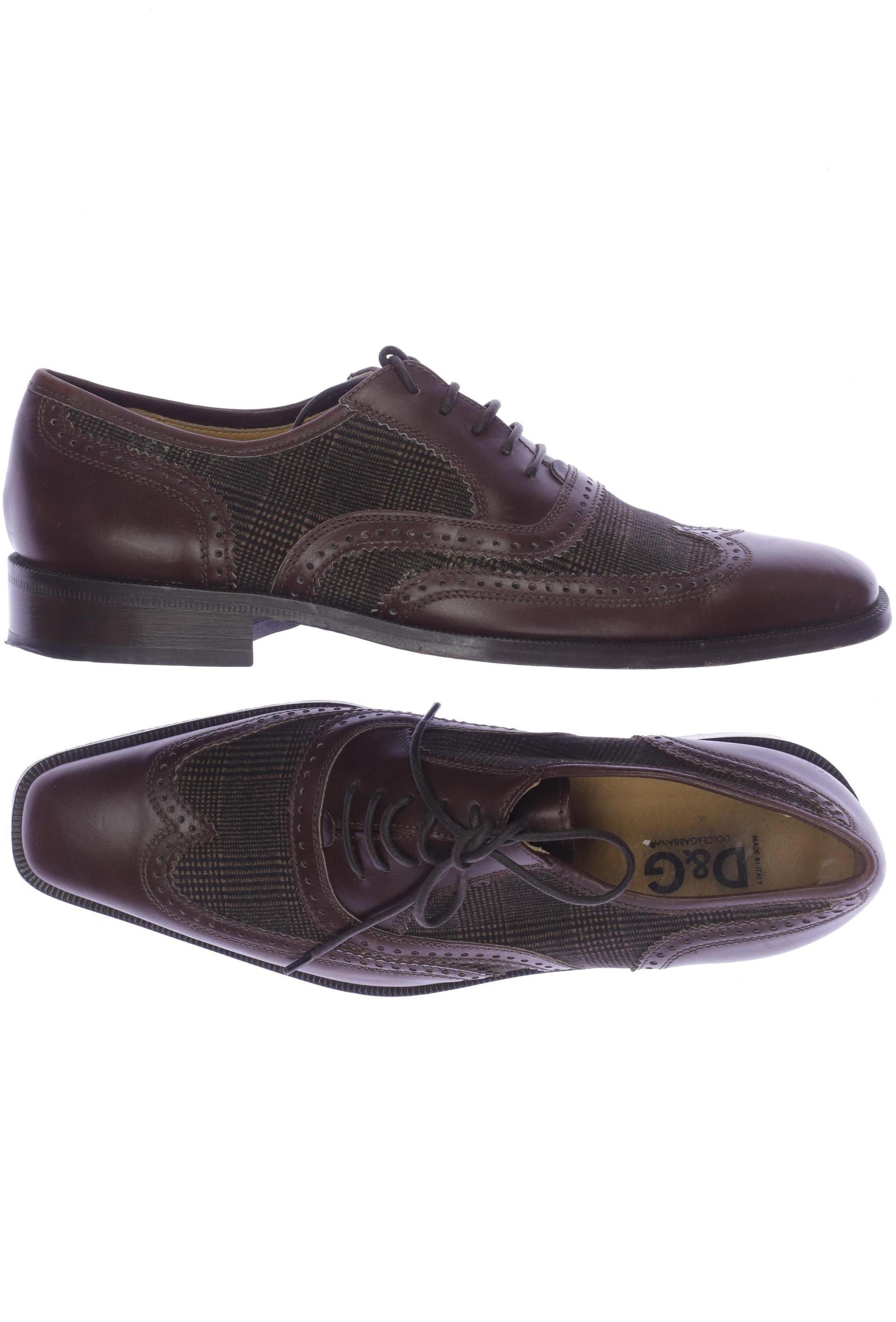 

Dolce&Gabbana Herren Halbschuh, braun, Gr. 40.5