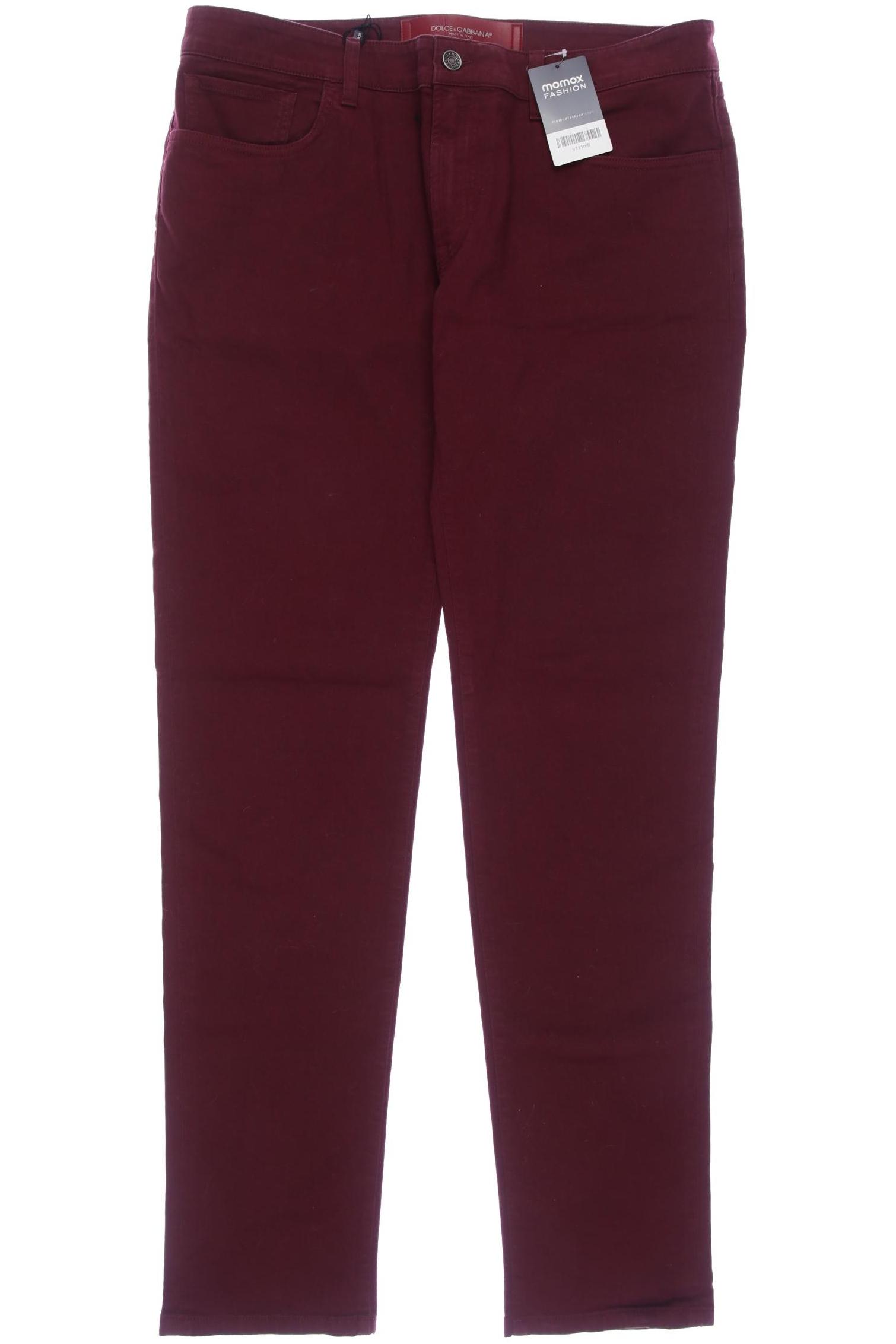 

Dolce&Gabbana Herren Jeans, bordeaux, Gr. 50