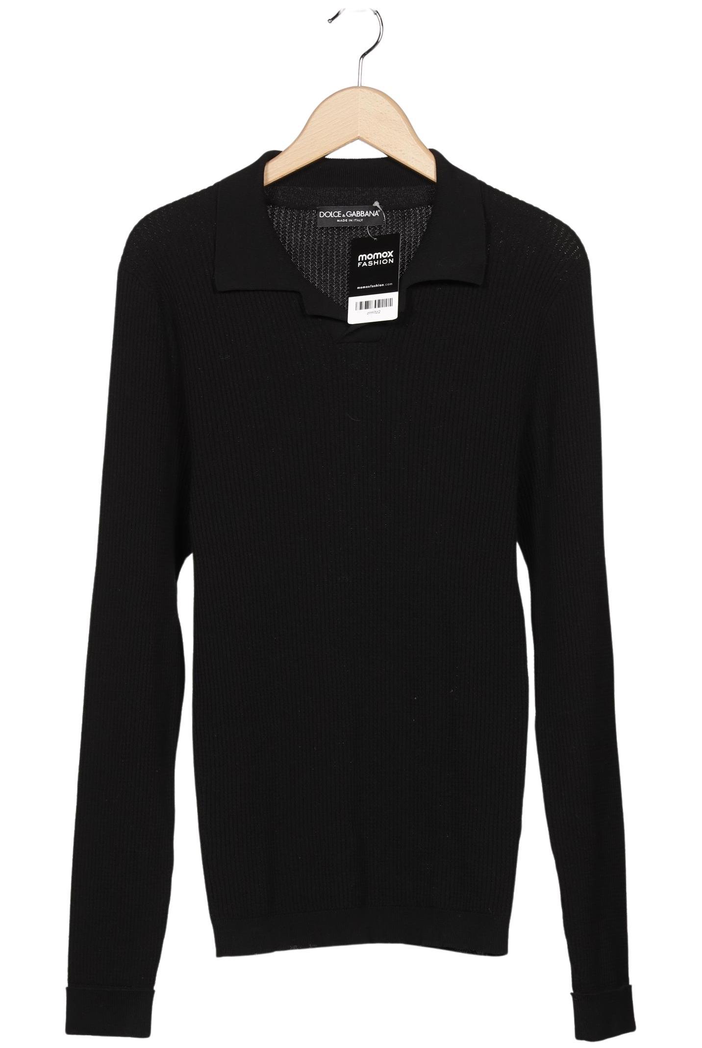 

Dolce&Gabbana Herren Pullover, schwarz, Gr. 48