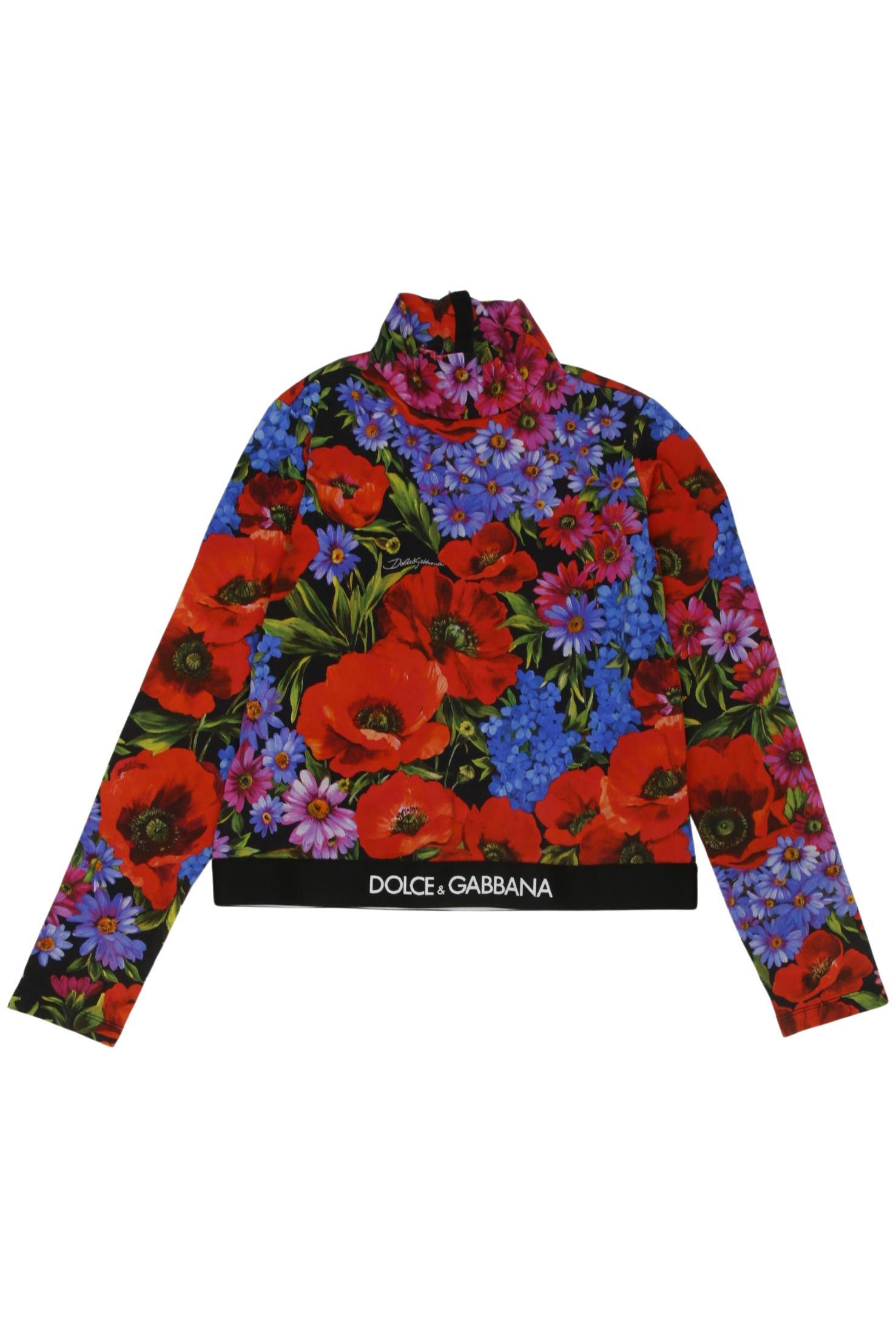 

Dolce&Gabbana Mädchen Langarmshirt, mehrfarbig, Gr. 140