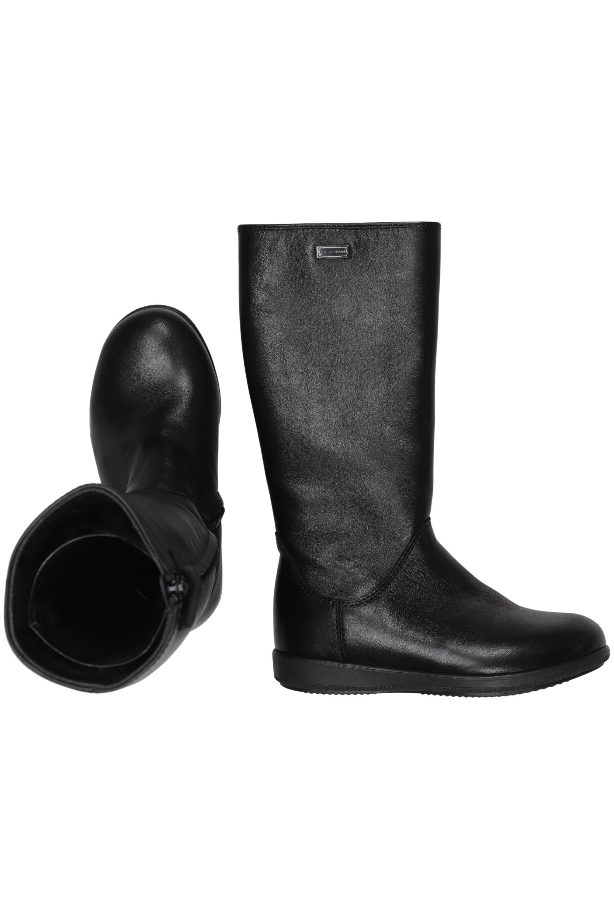 

Dolce&Gabbana Mädchen Kinderschuhe, schwarz, Gr. 26