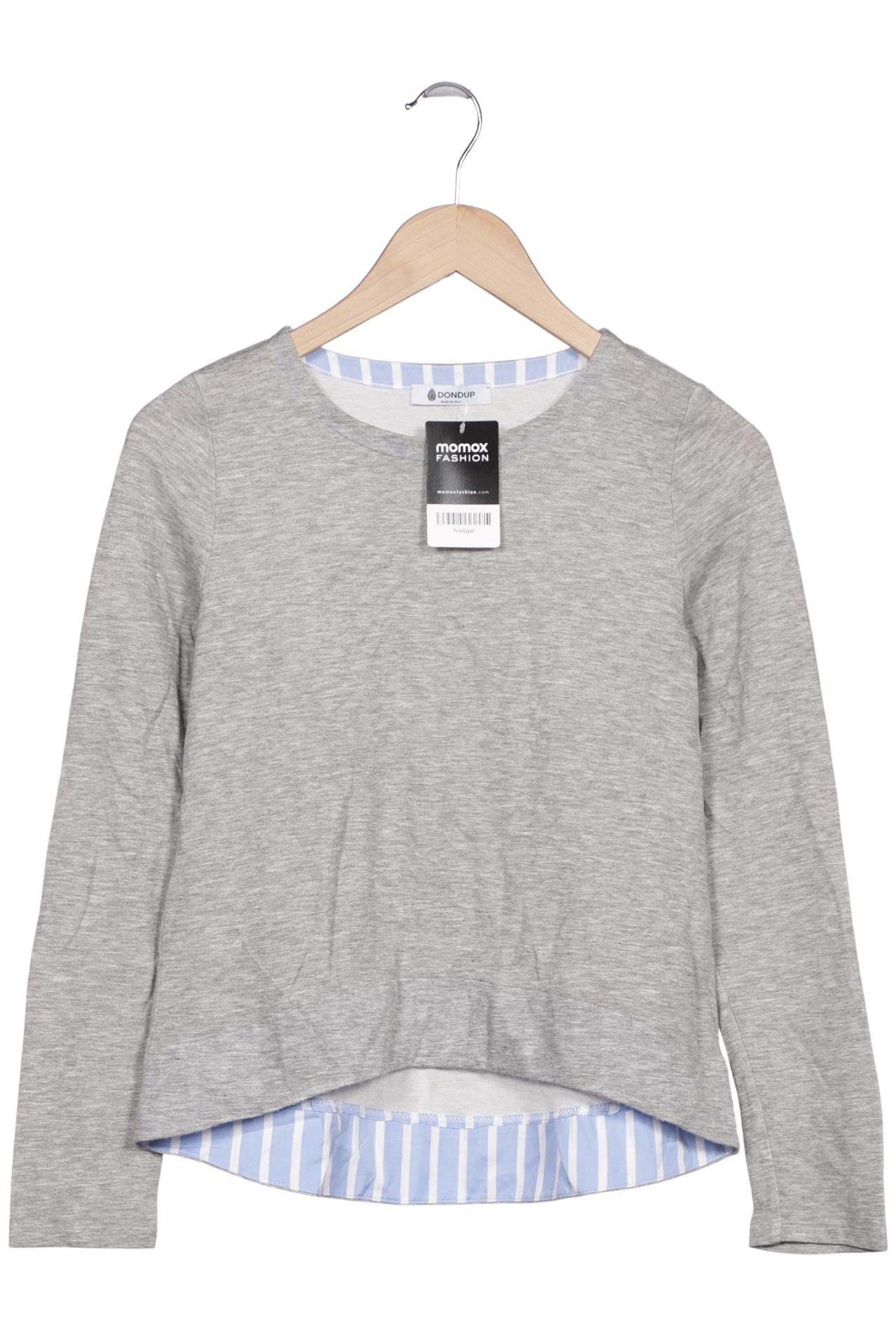 

Dondup Damen Langarmshirt, grau, Gr. 34
