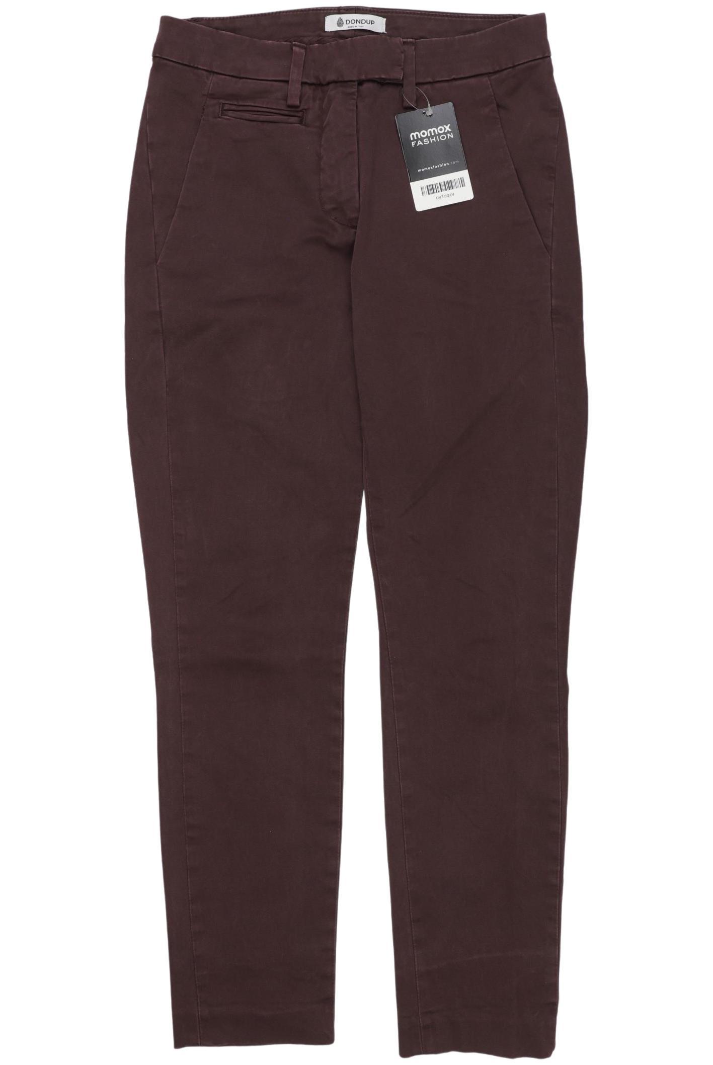 

Dondup Damen Stoffhose, bordeaux, Gr. 25