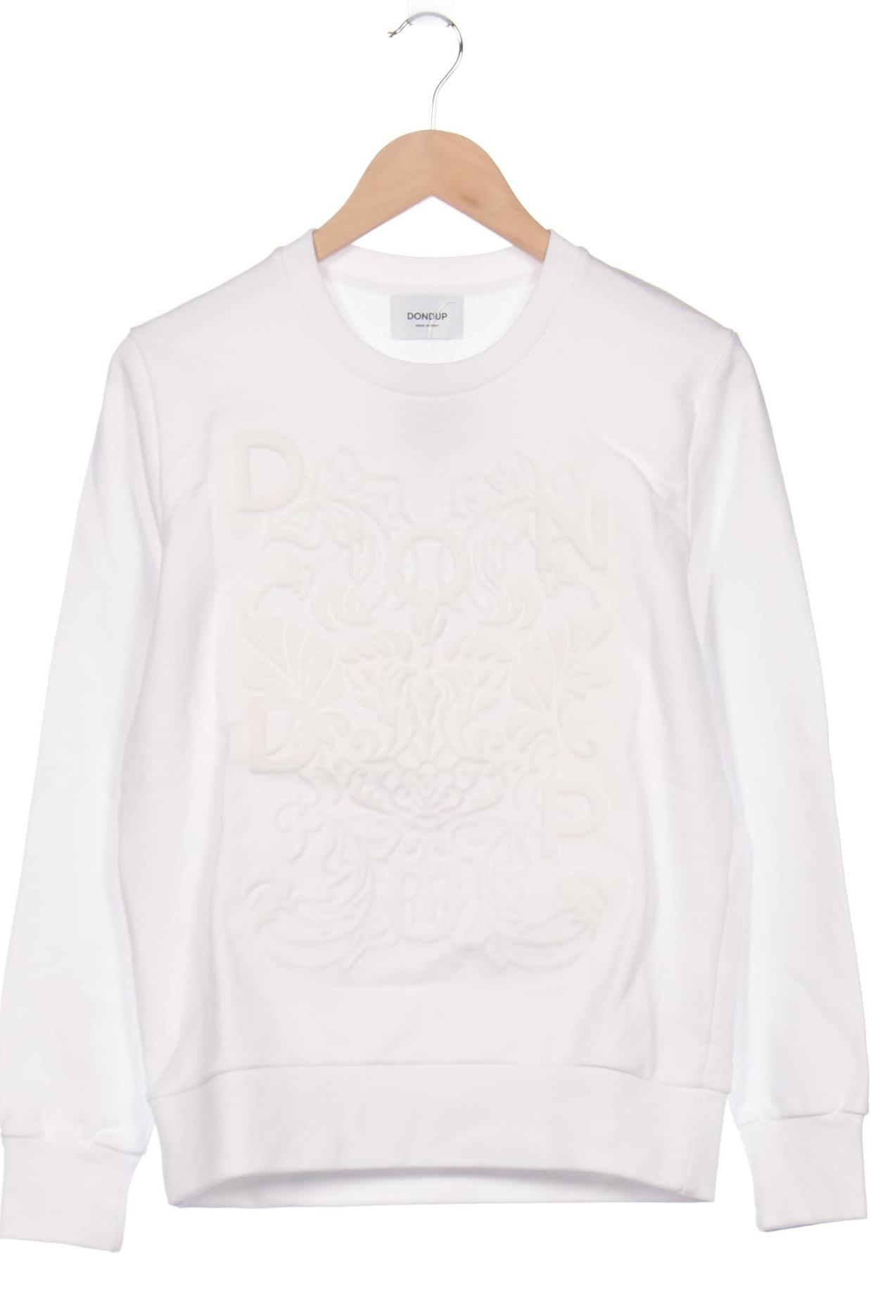

Dondup Damen Sweatshirt, weiß, Gr. 34
