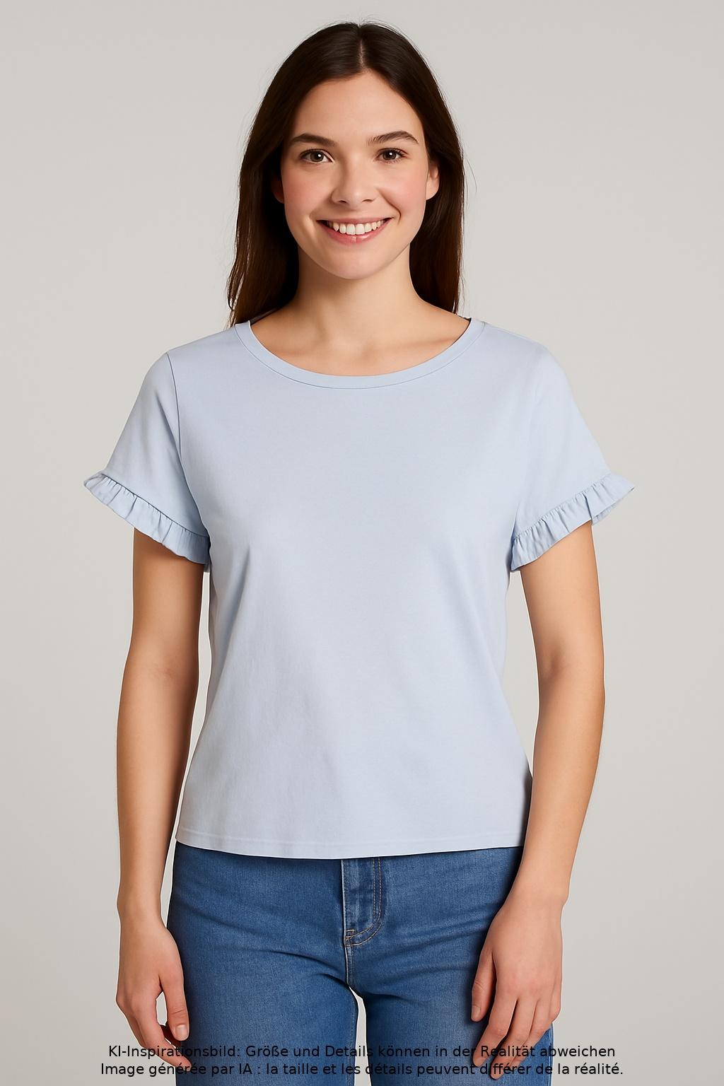 

Dondup Damen T-Shirt, hellblau, Gr. 36