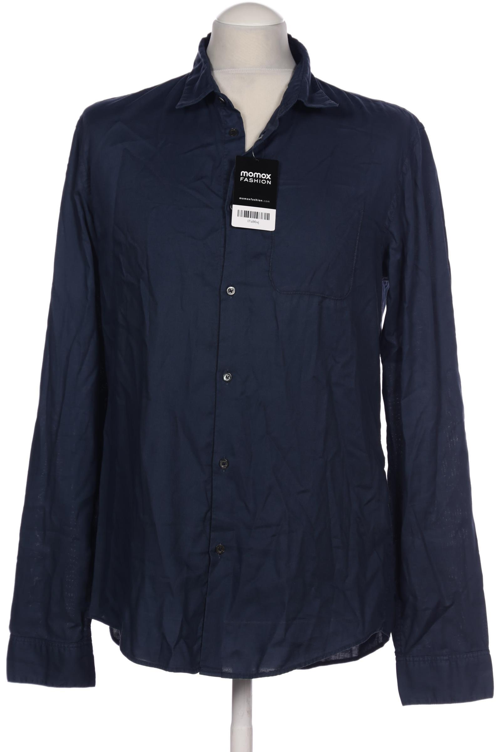 

Dondup Herren Hemd, marineblau, Gr. 52