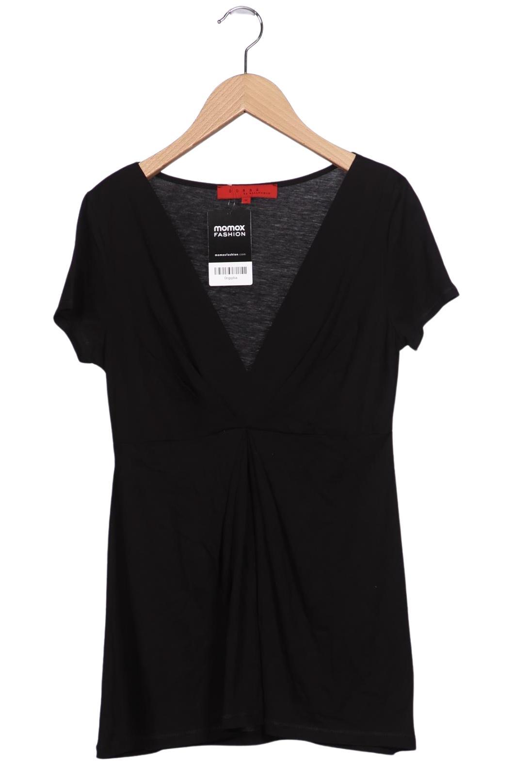 

Donna by Hallhuber Damen T-Shirt, schwarz, Gr. 36