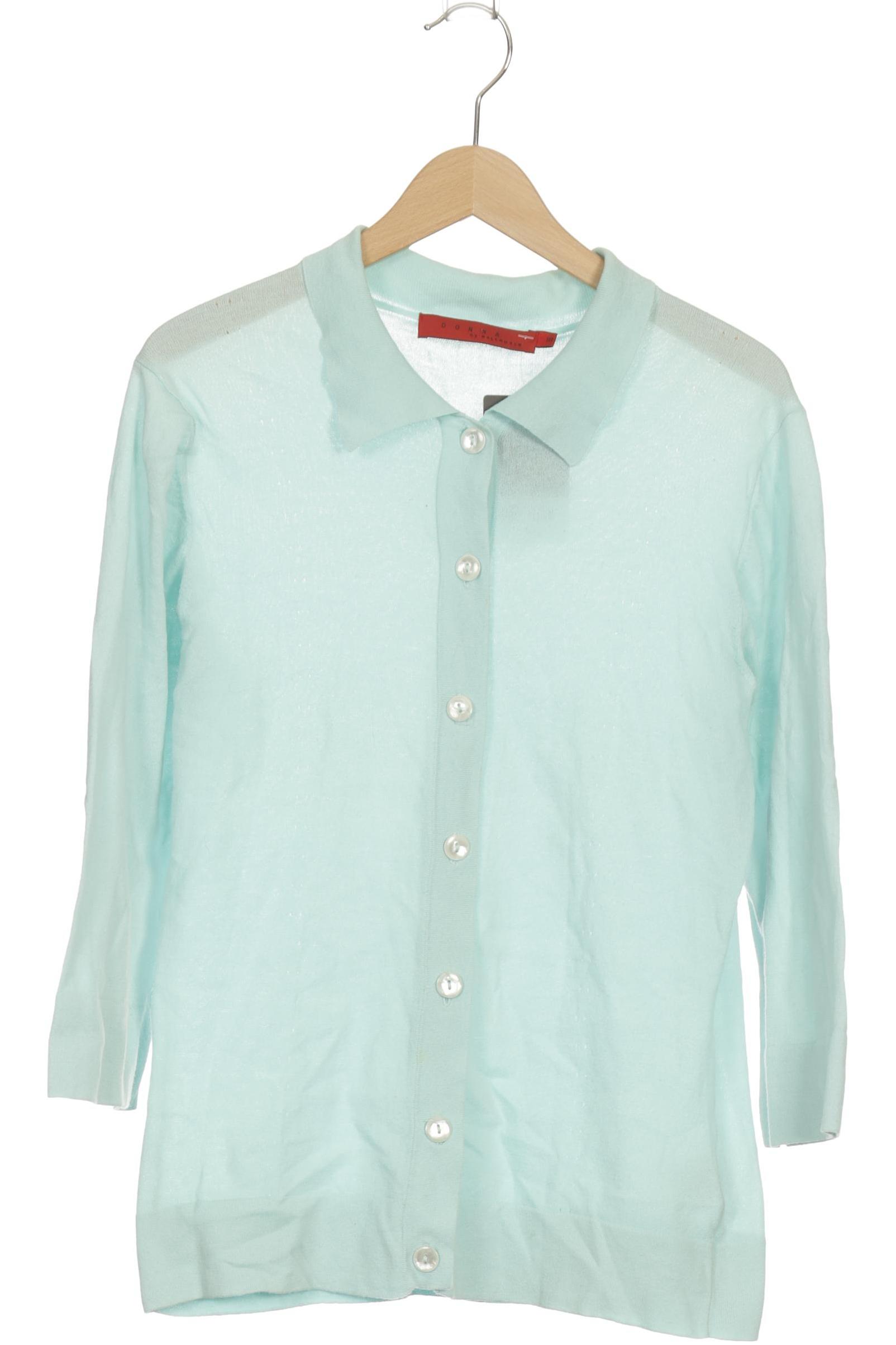 

Donna by Hallhuber Damen Strickjacke, türkis, Gr. 36