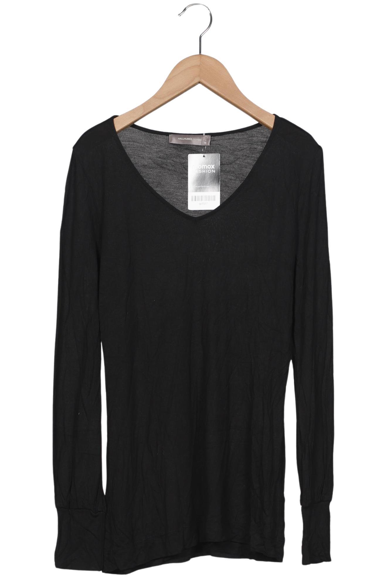 

Donna by Hallhuber Damen Langarmshirt, schwarz, Gr. 40