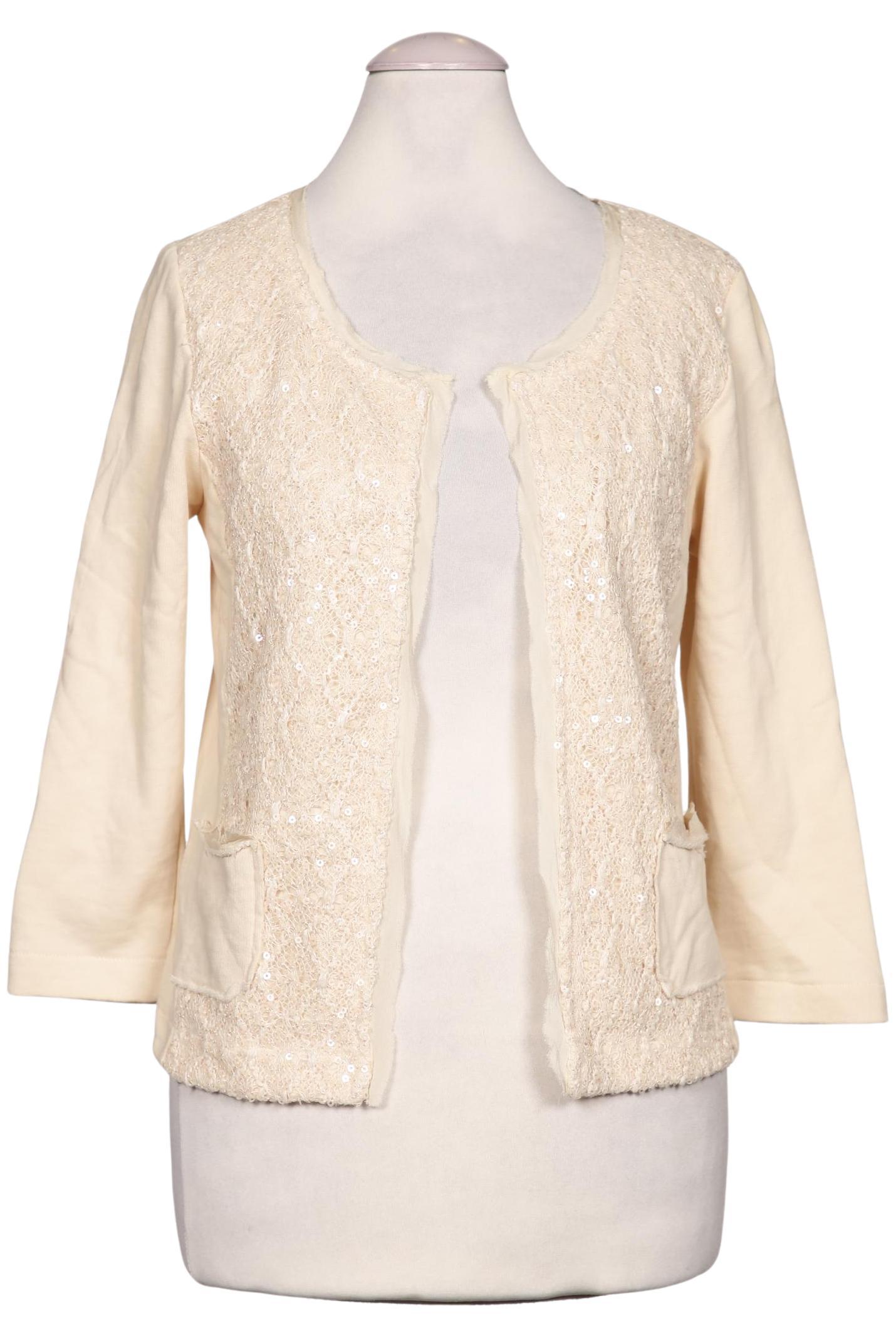 

Donna by Hallhuber Damen Strickjacke, cremeweiß, Gr. 34