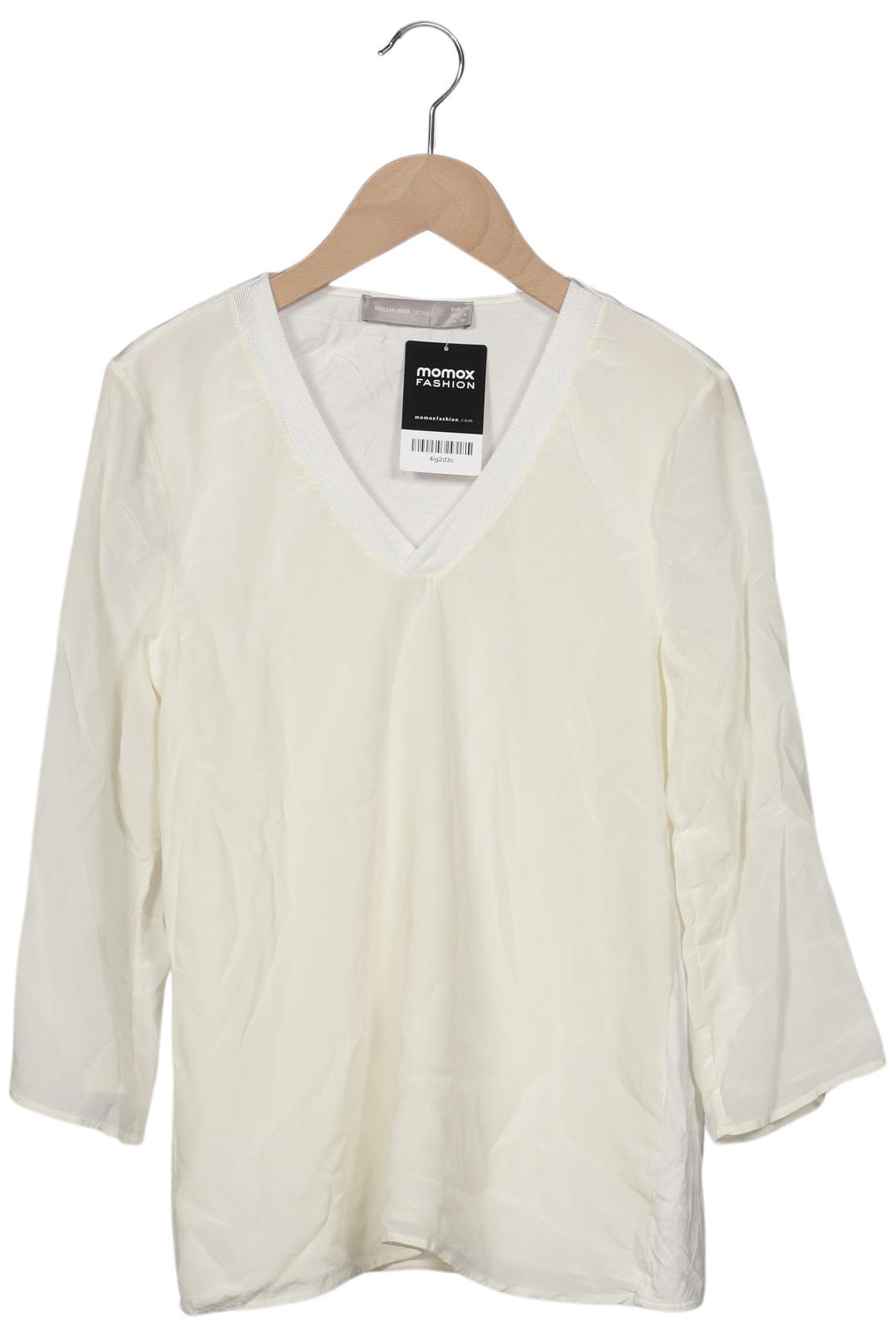 

Donna by Hallhuber Damen Langarmshirt, cremeweiß, Gr. 34