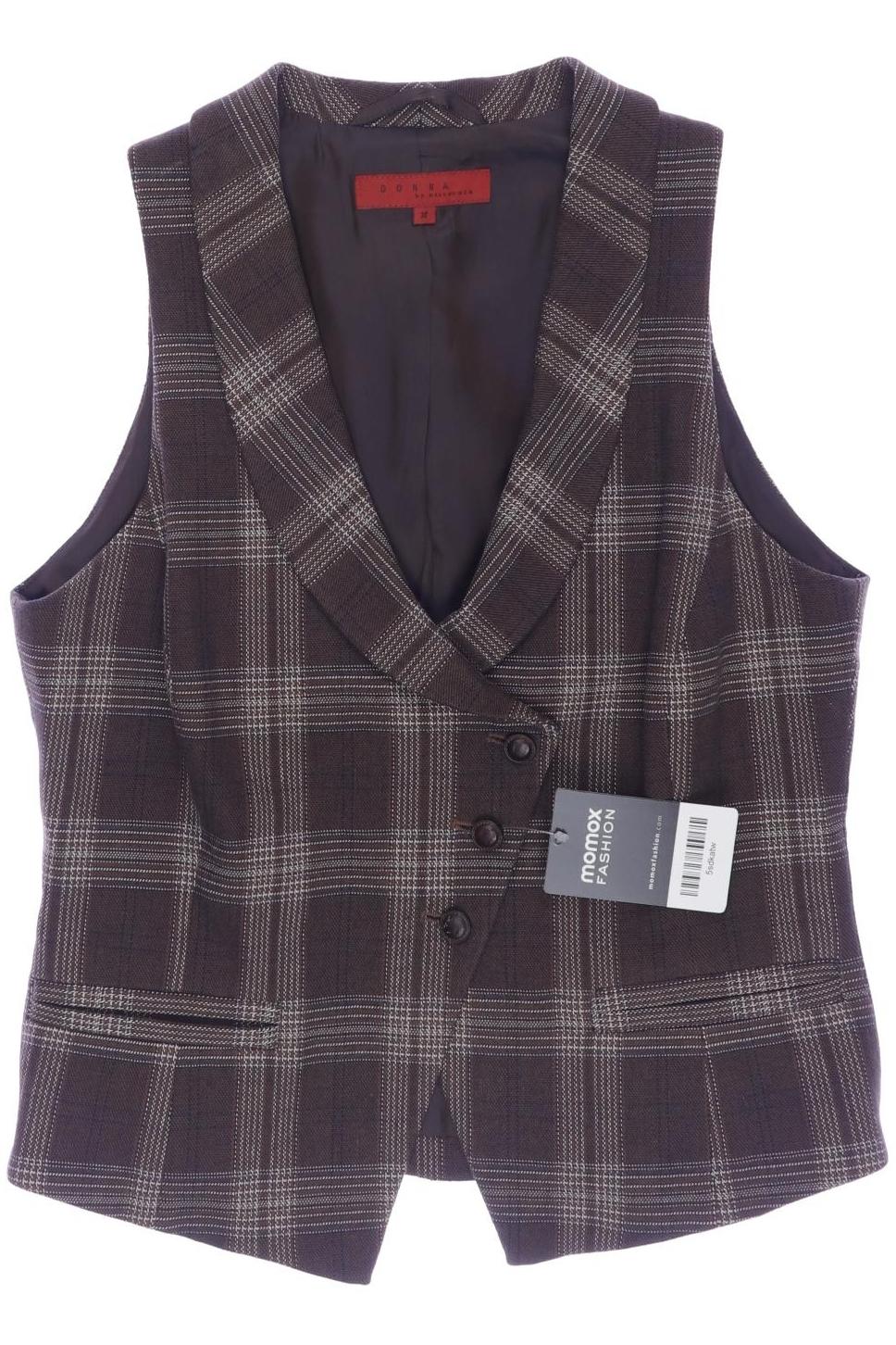 

Donna by Hallhuber Damen Weste, braun, Gr. 36