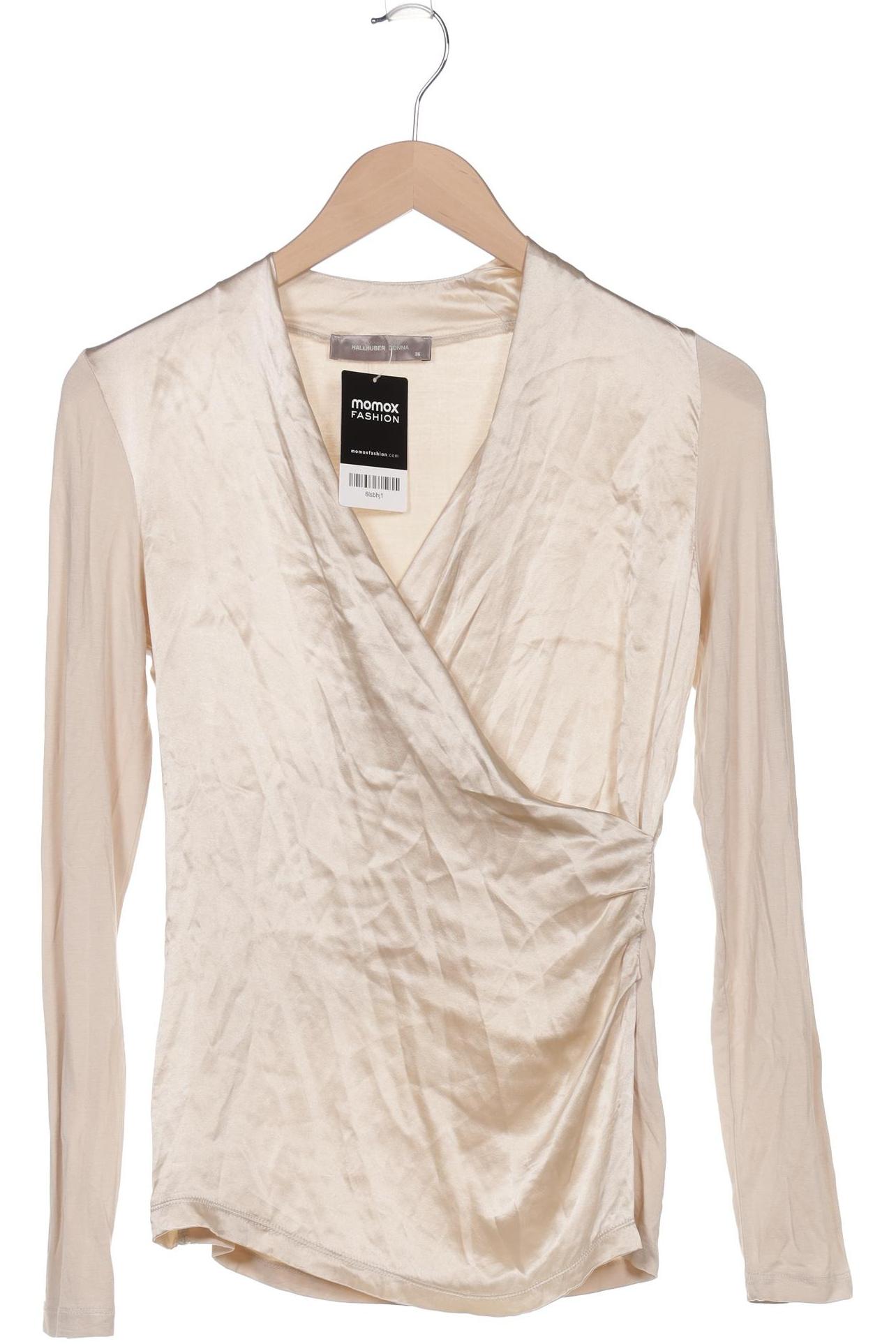 

Donna by Hallhuber Damen Langarmshirt, beige, Gr. 36