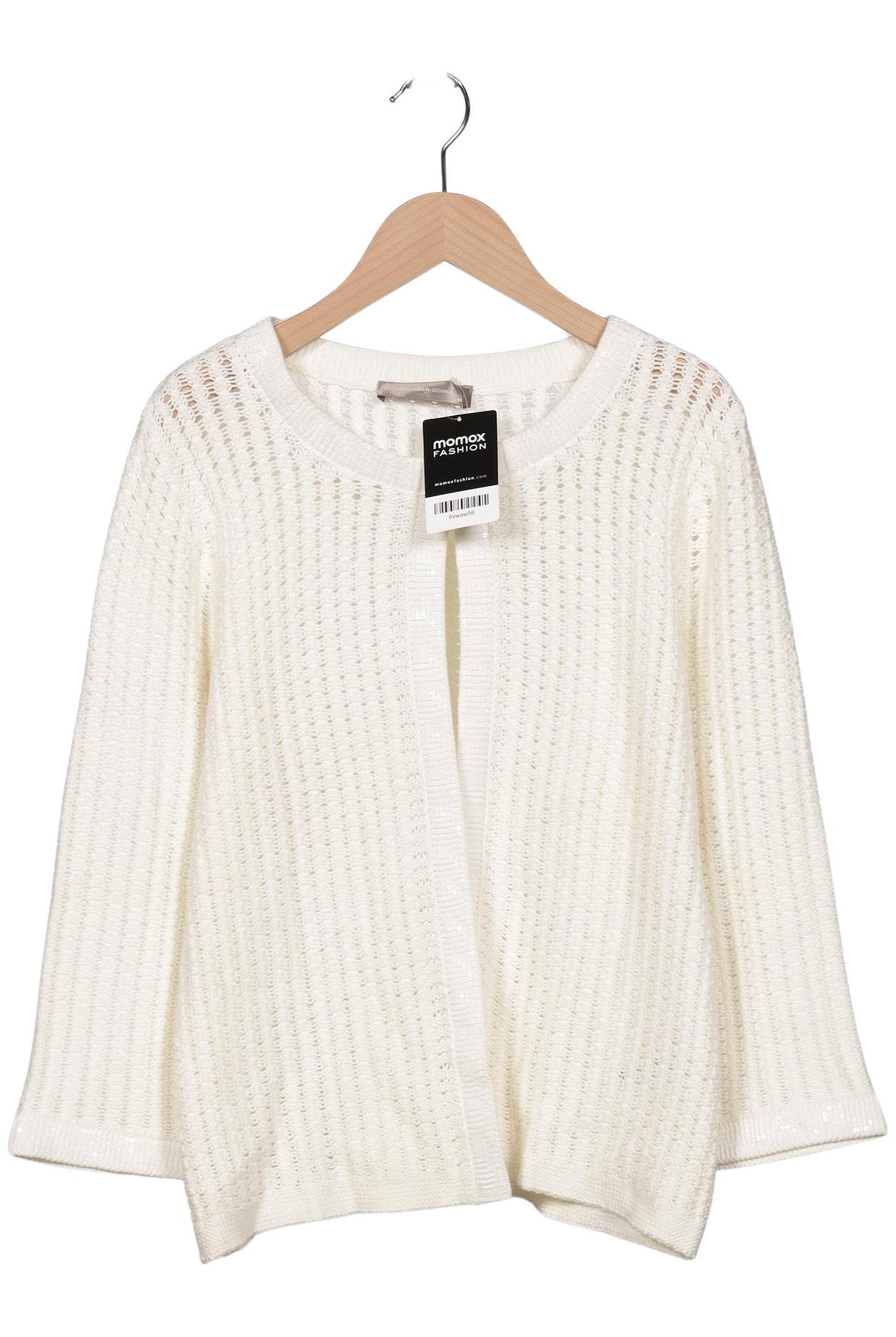 

Donna by Hallhuber Damen Strickjacke, cremeweiß, Gr. 42