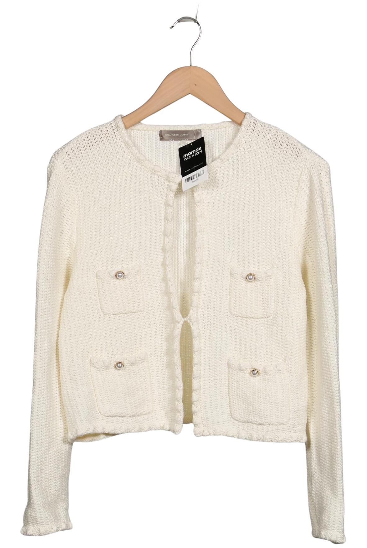 

Donna by Hallhuber Damen Strickjacke, cremeweiß, Gr. 42