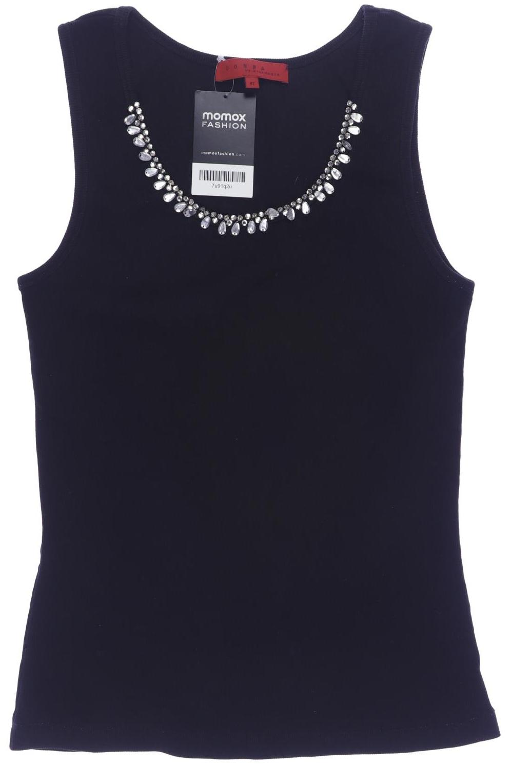 

Donna by Hallhuber Damen Top, schwarz, Gr. 42