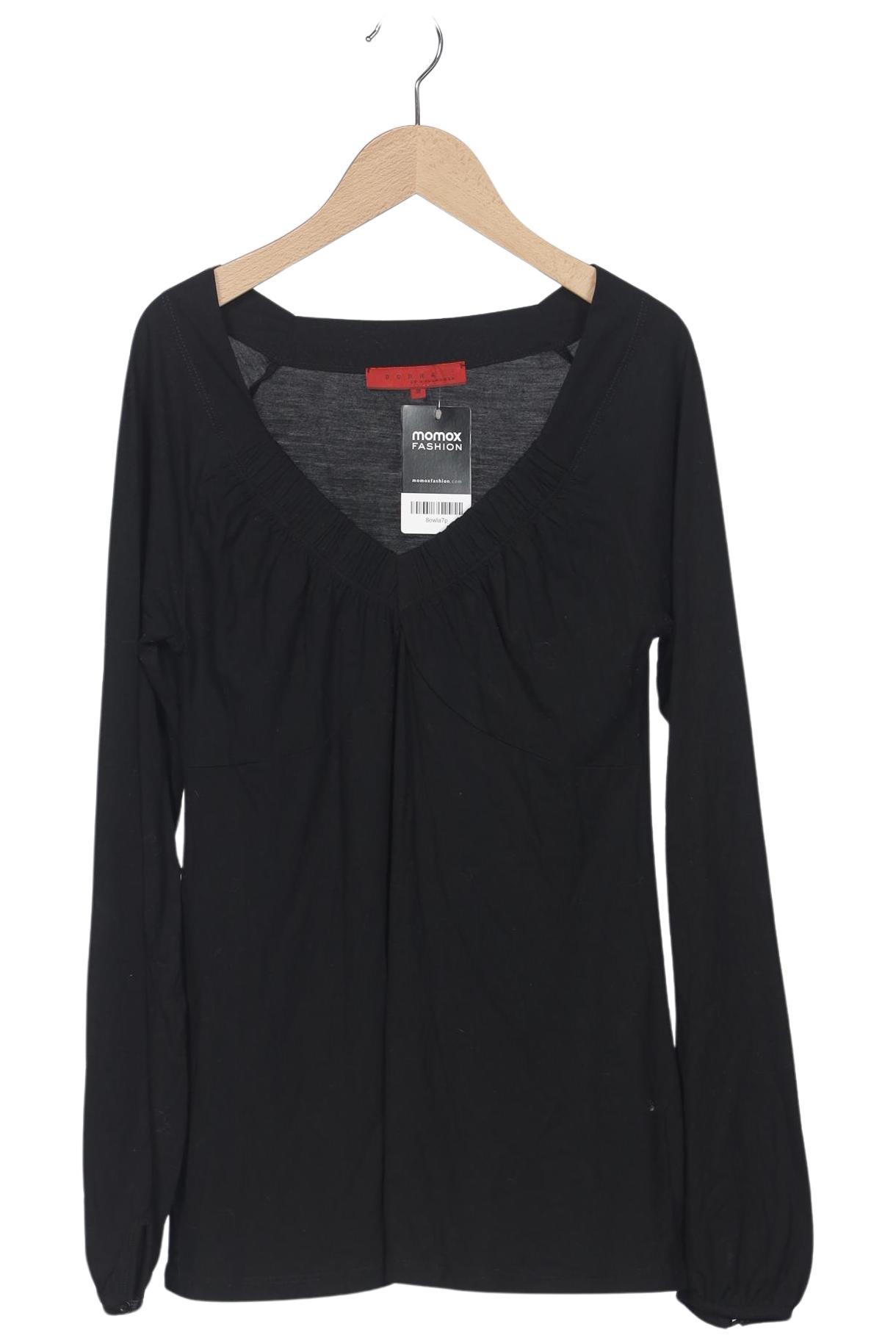 

Donna by Hallhuber Damen Langarmshirt, schwarz, Gr. 38