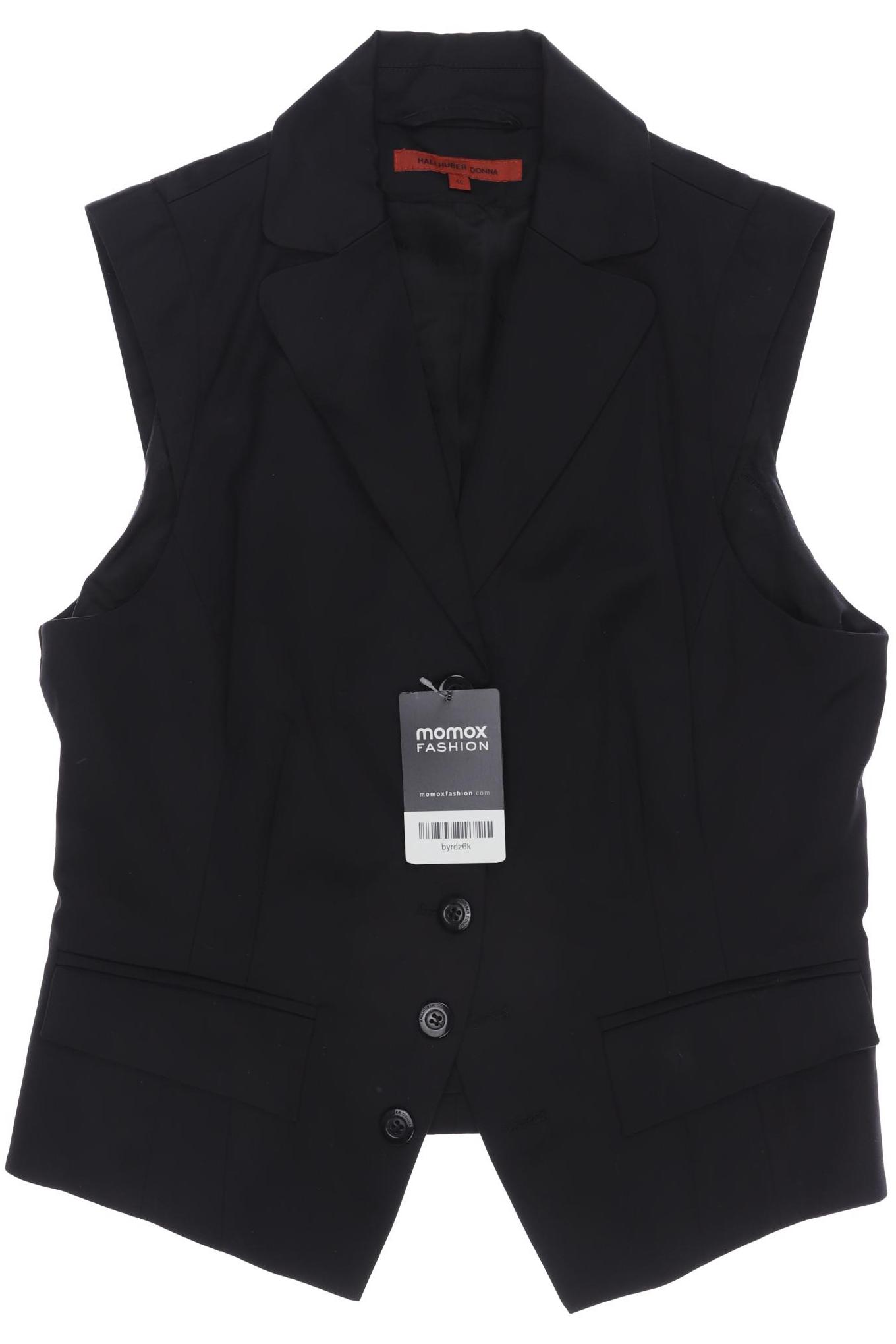 

Donna by Hallhuber Damen Weste, schwarz, Gr. 40