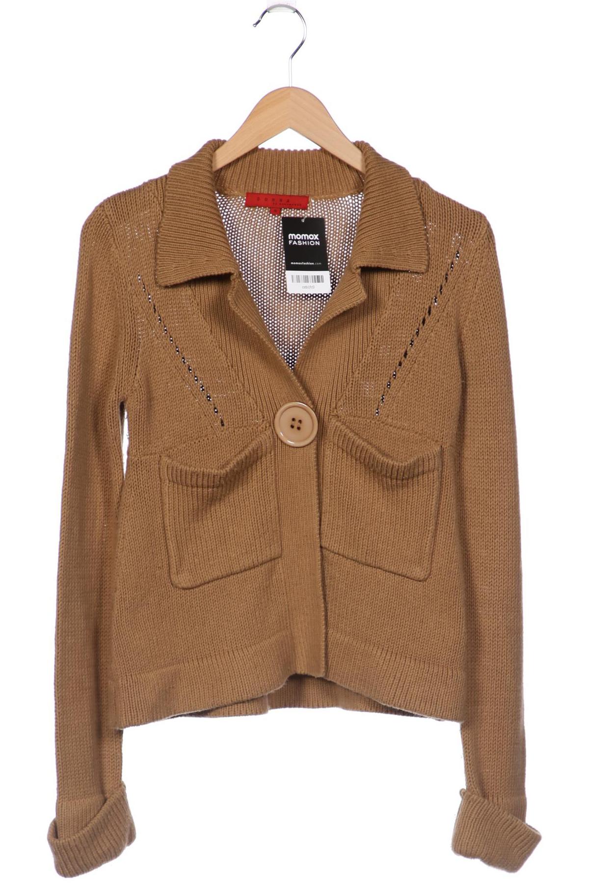 

Donna by Hallhuber Damen Strickjacke, braun, Gr. 36