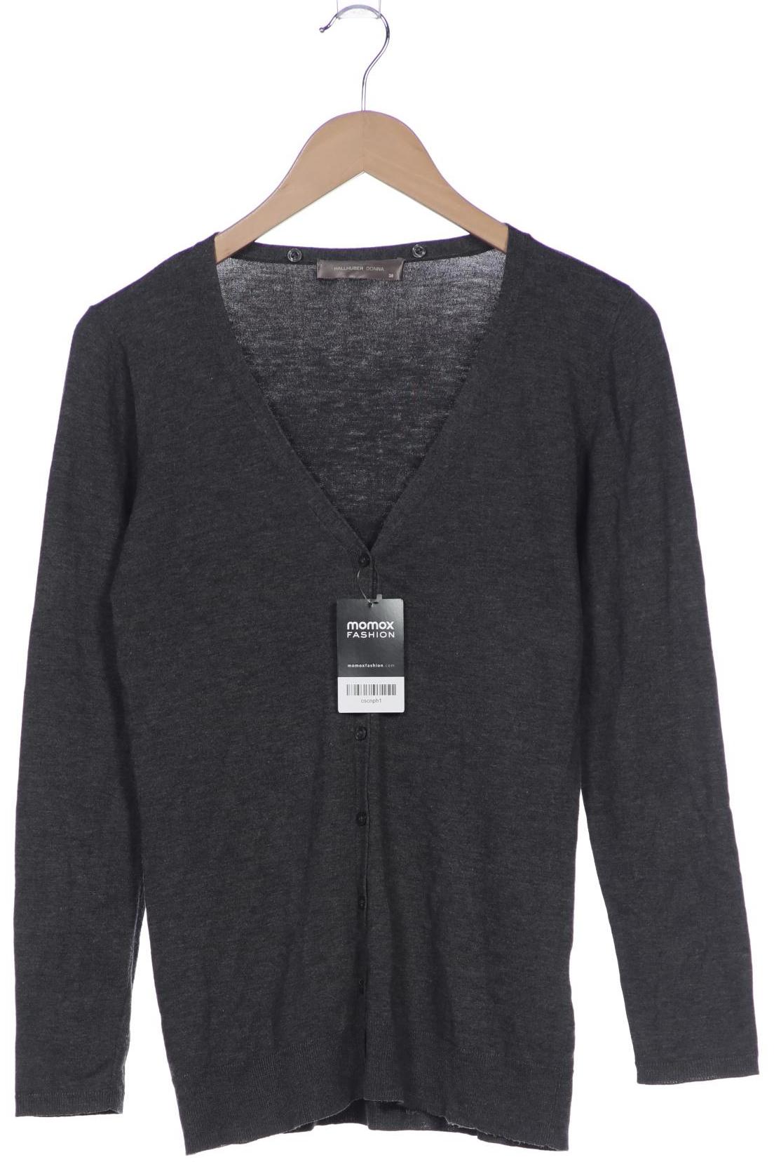 

Donna by Hallhuber Damen Strickjacke, grau, Gr. 38