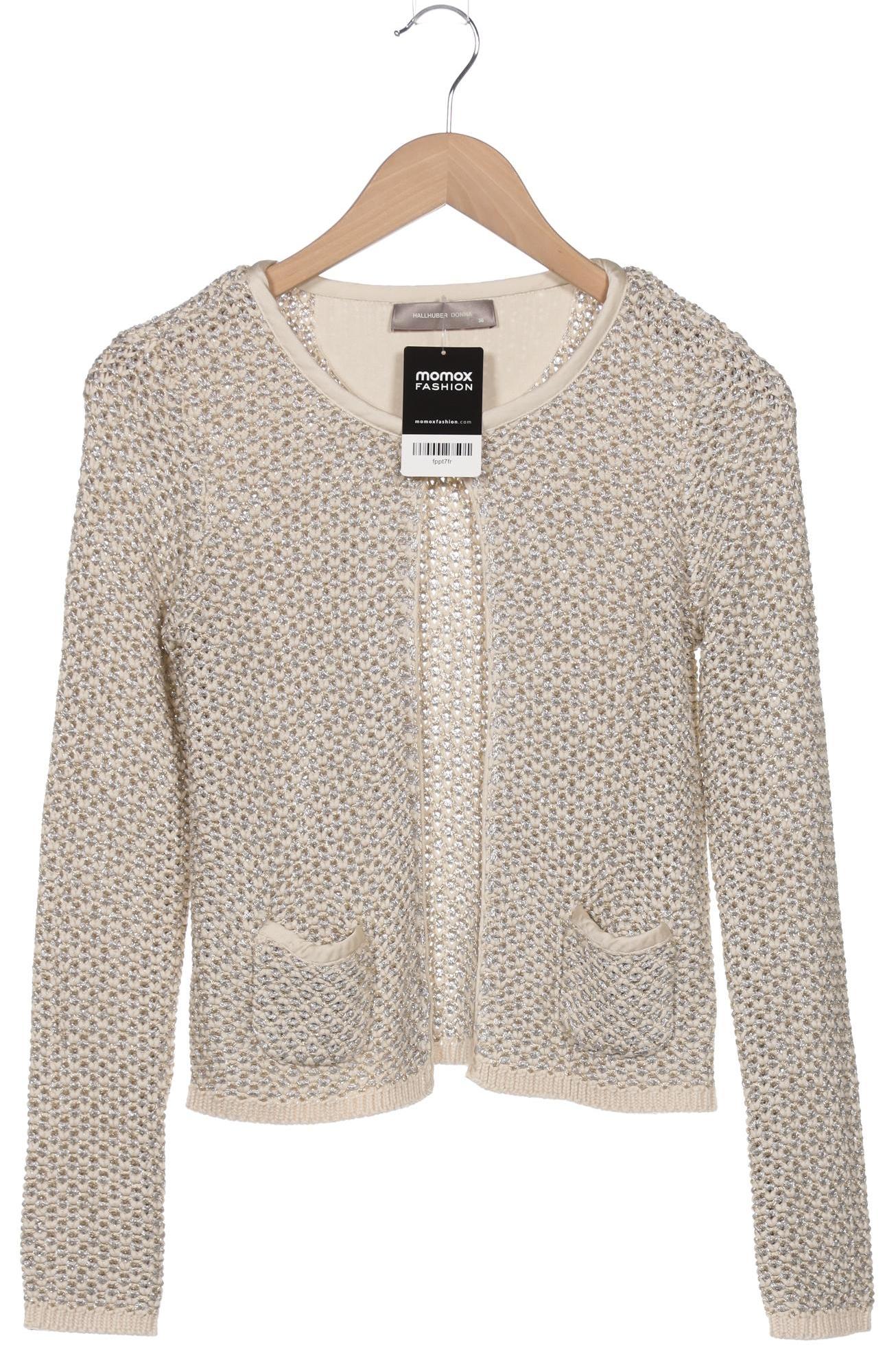 

Donna by Hallhuber Damen Strickjacke, beige, Gr. 36